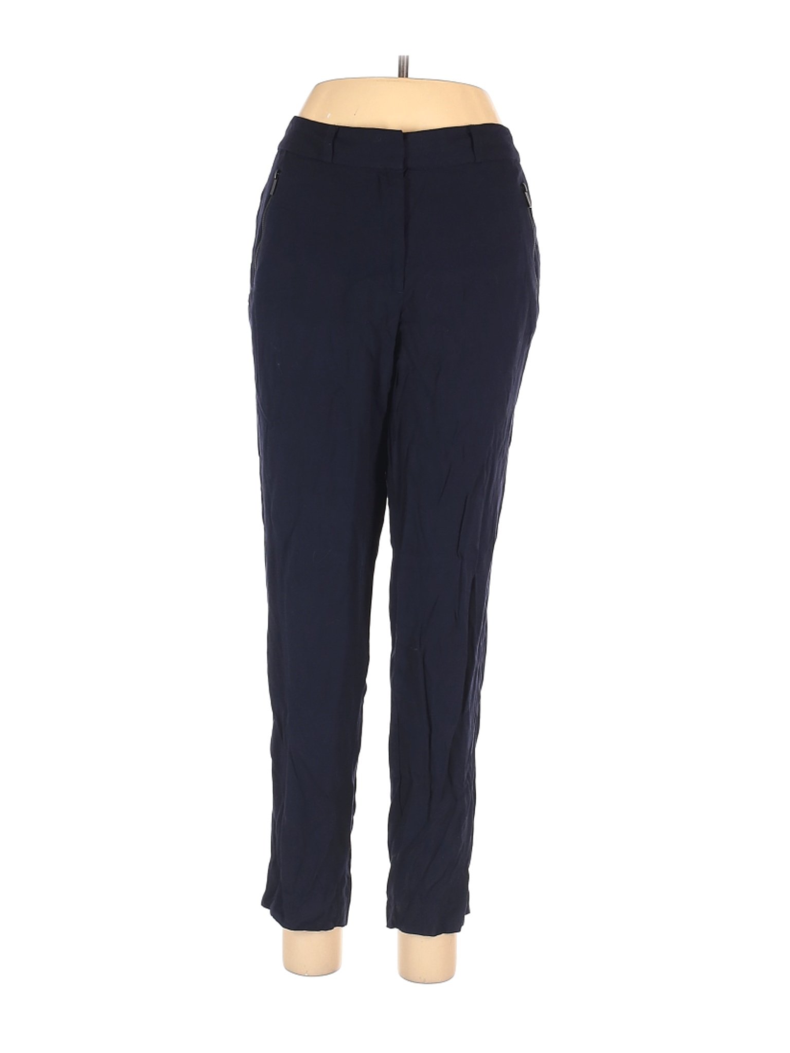 Karl Lagerfeld Women Blue Casual Pants 12 | eBay