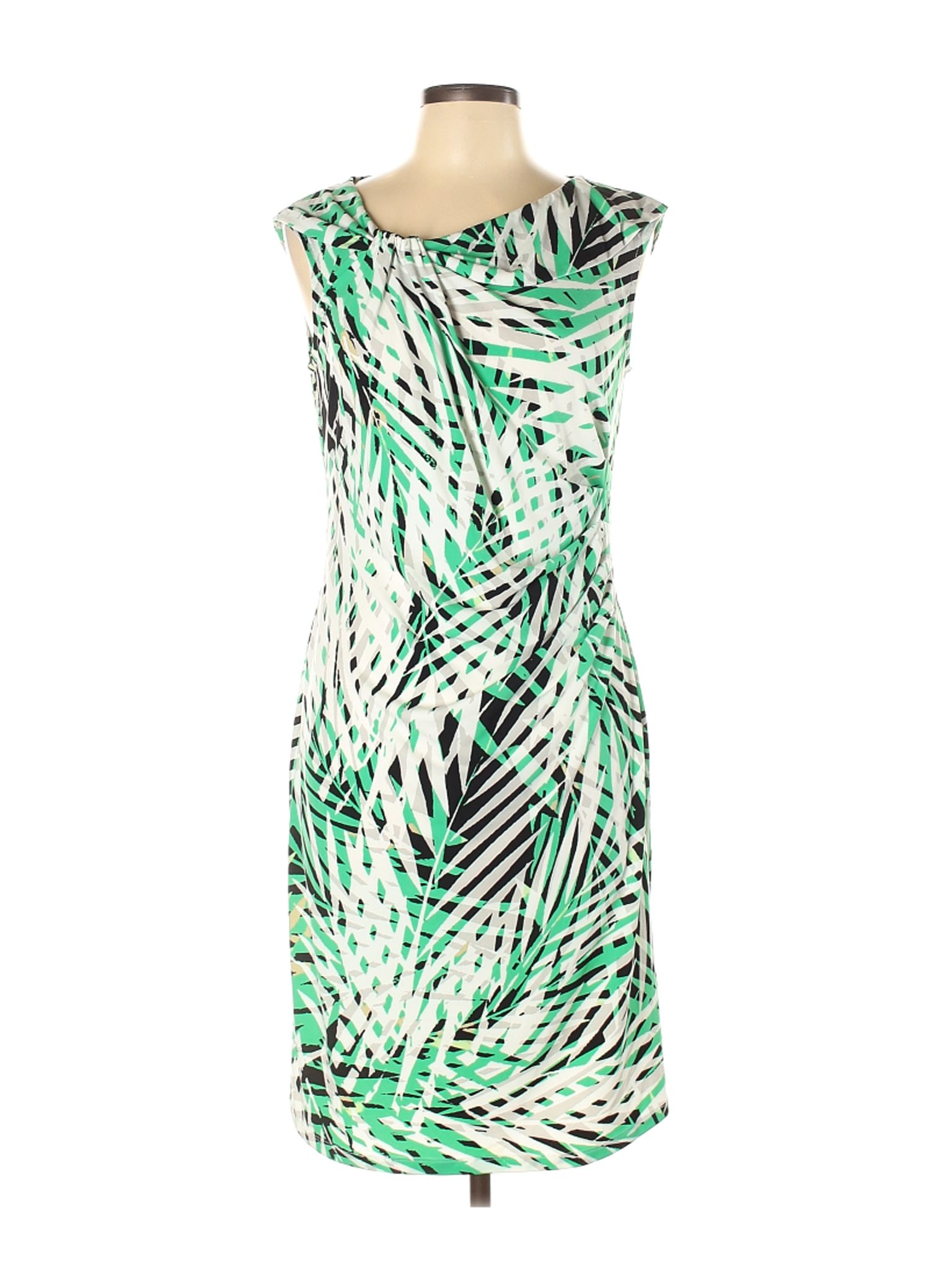 London Times Women Green Casual Dress 12 | eBay