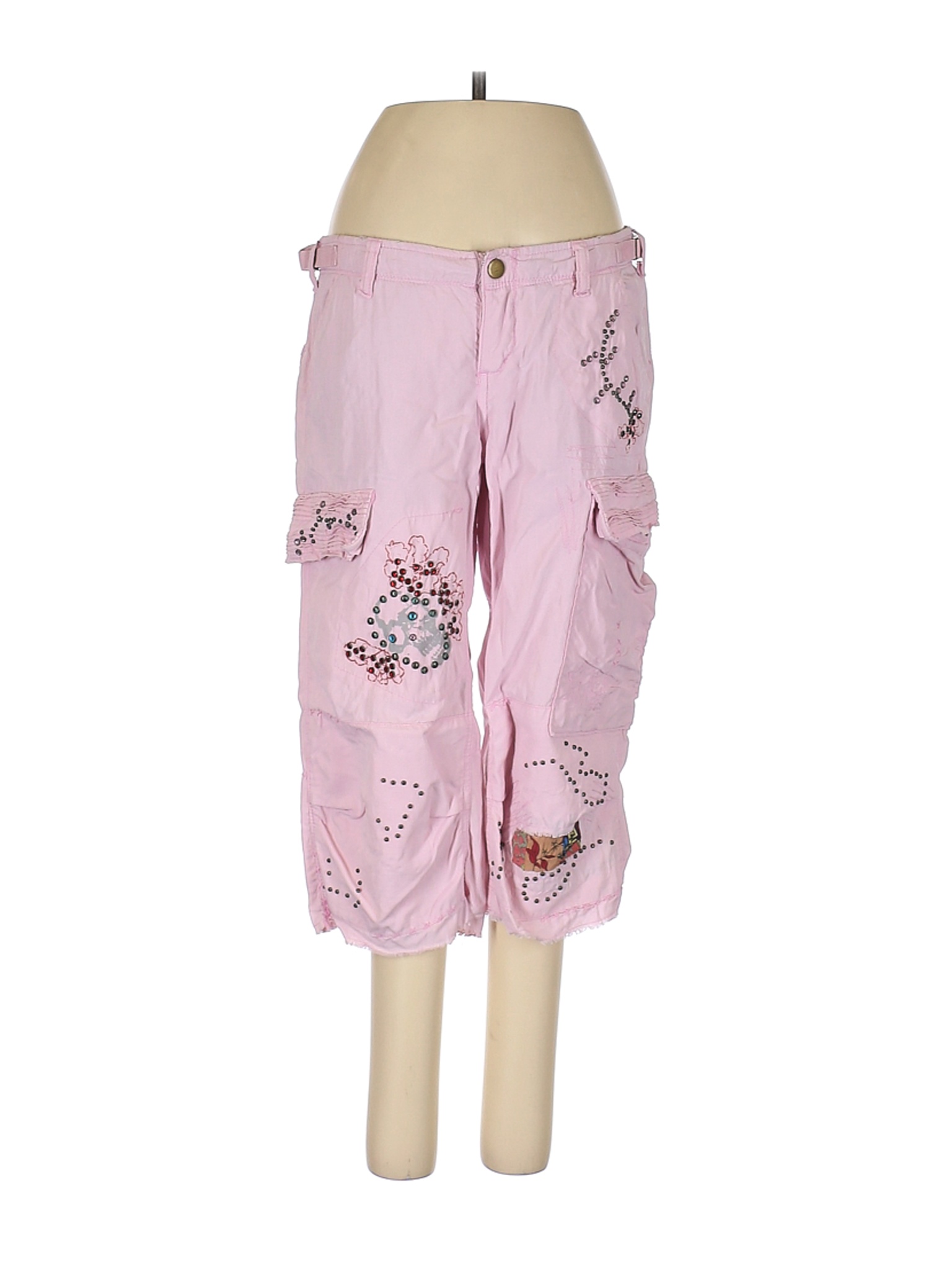 pink cargo pants womens