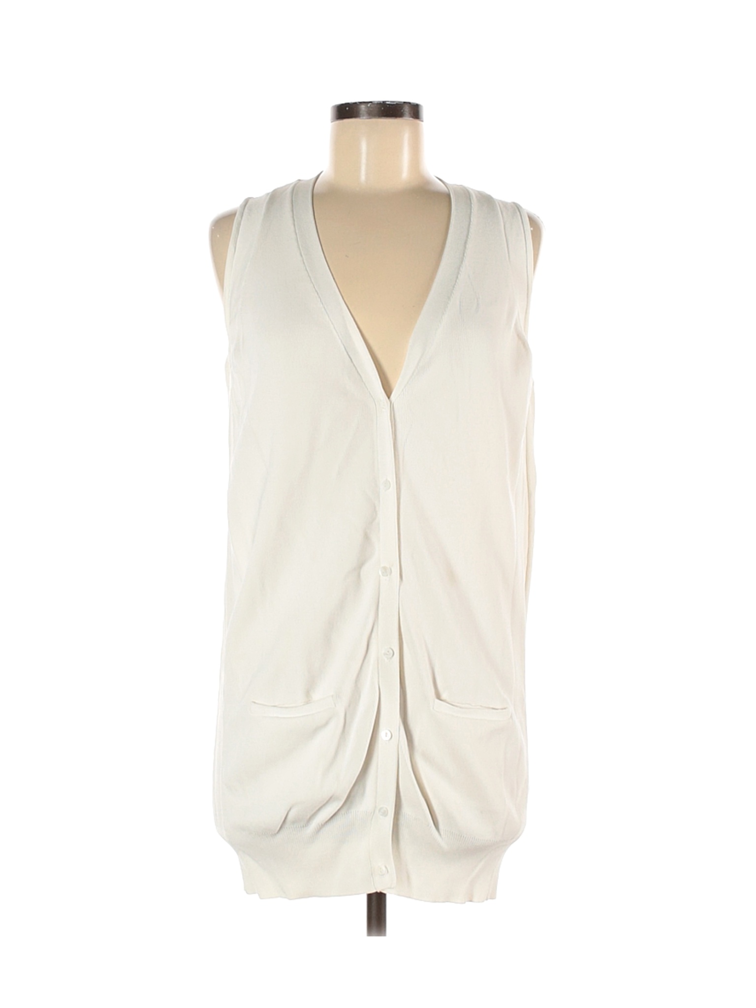 Zara Women Ivory Vest M eBay