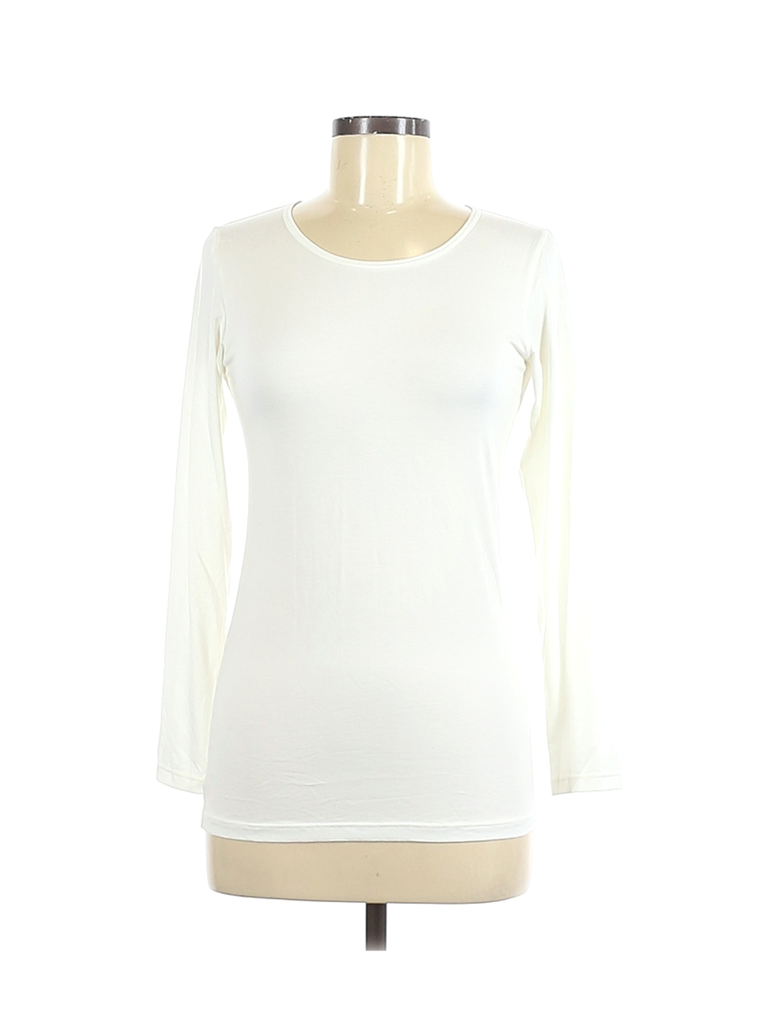 Uniqlo Women White Long Sleeve T-Shirt L | eBay
