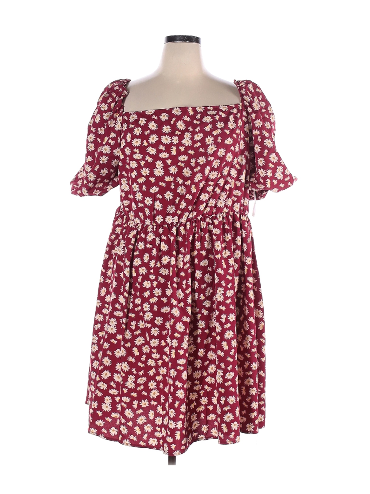 Shein Women Red Casual Dress 4X Plus | eBay