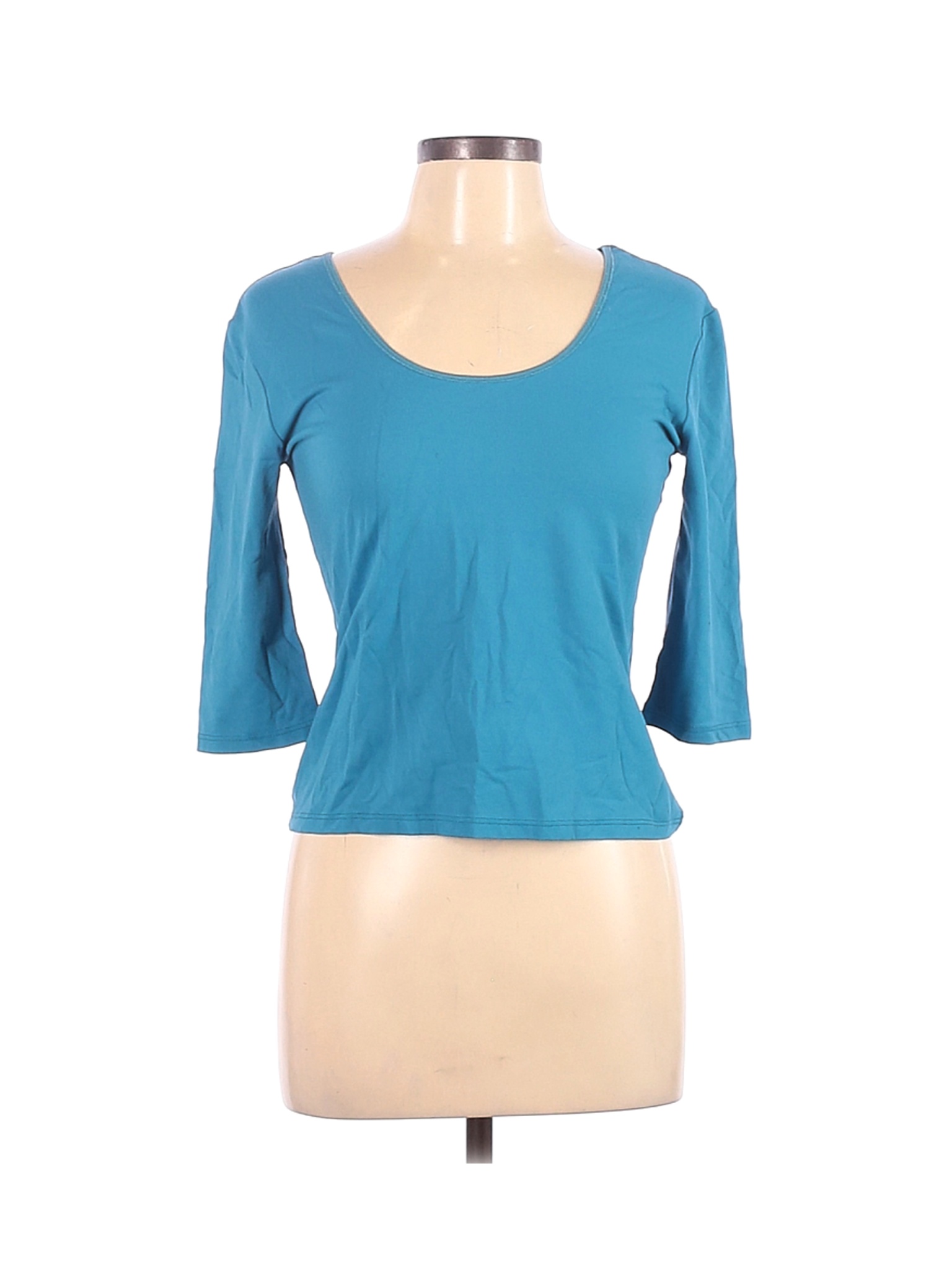 The Limited Women Blue 3/4 Sleeve Top L | eBay