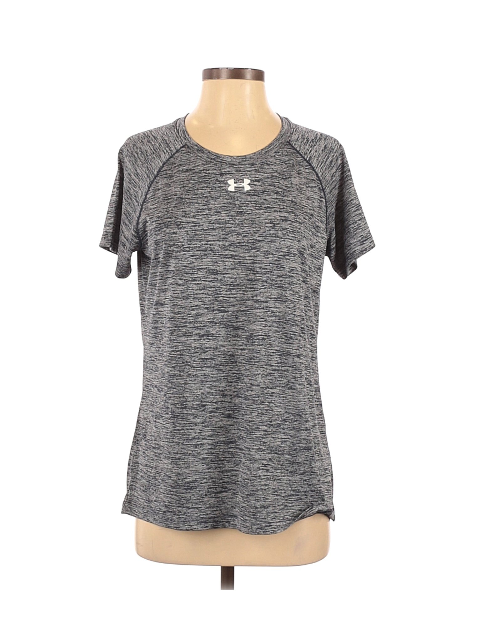 Heat Gear by Under Armour Women Gray Active T-Shirt S | eBay