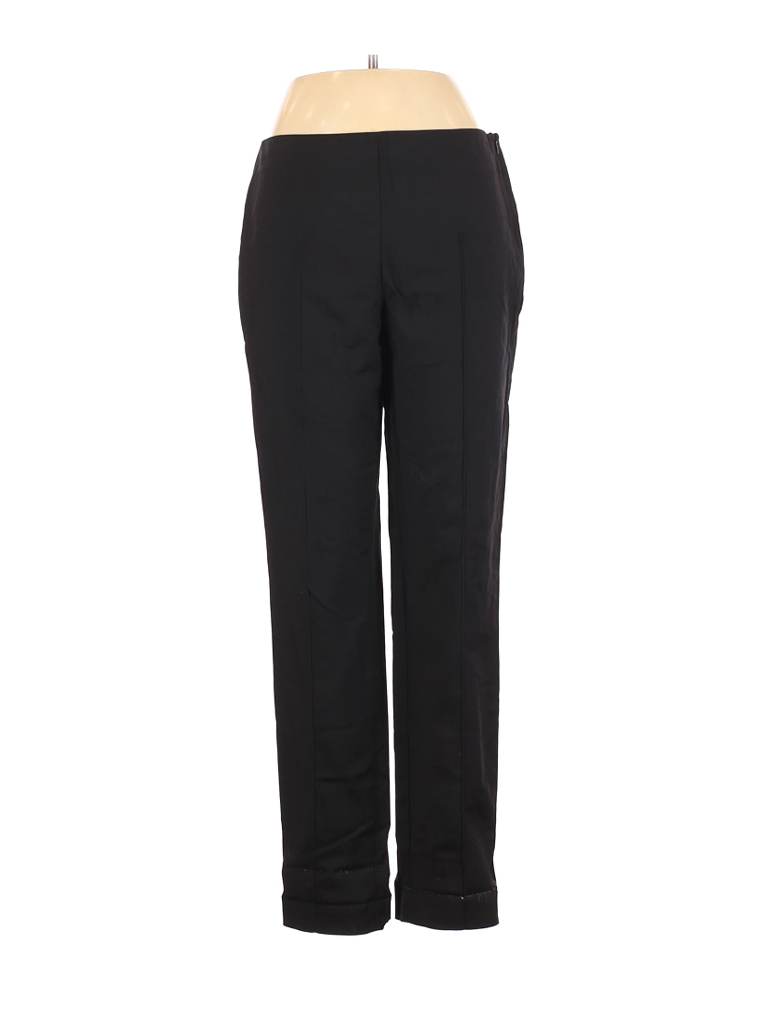 Saks Fifth Avenue Women Black Casual Pants 6 | eBay
