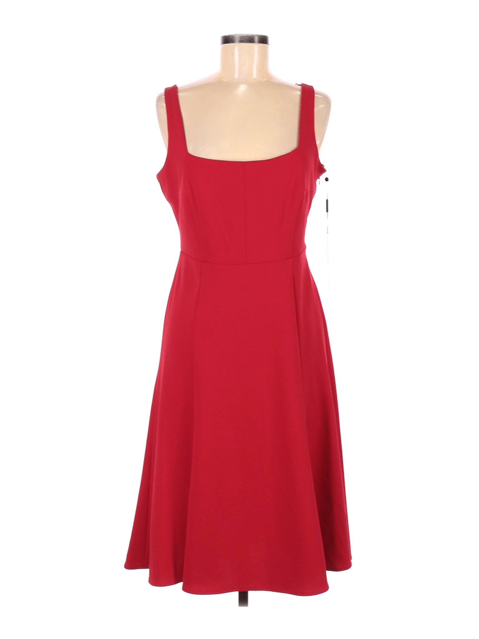 NWT Calvin Klein Women Red Casual Dress 6 | eBay