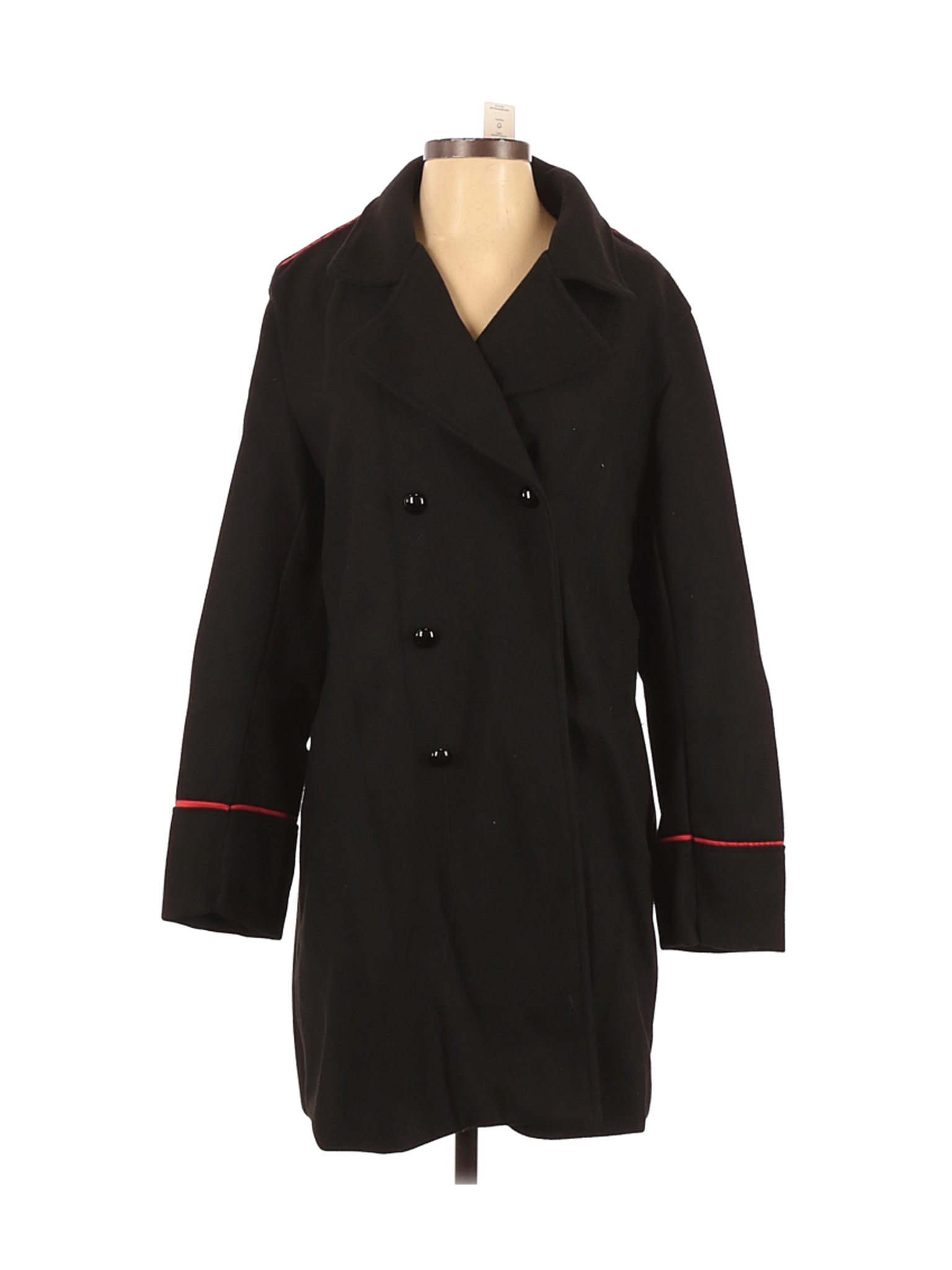 plus black coat