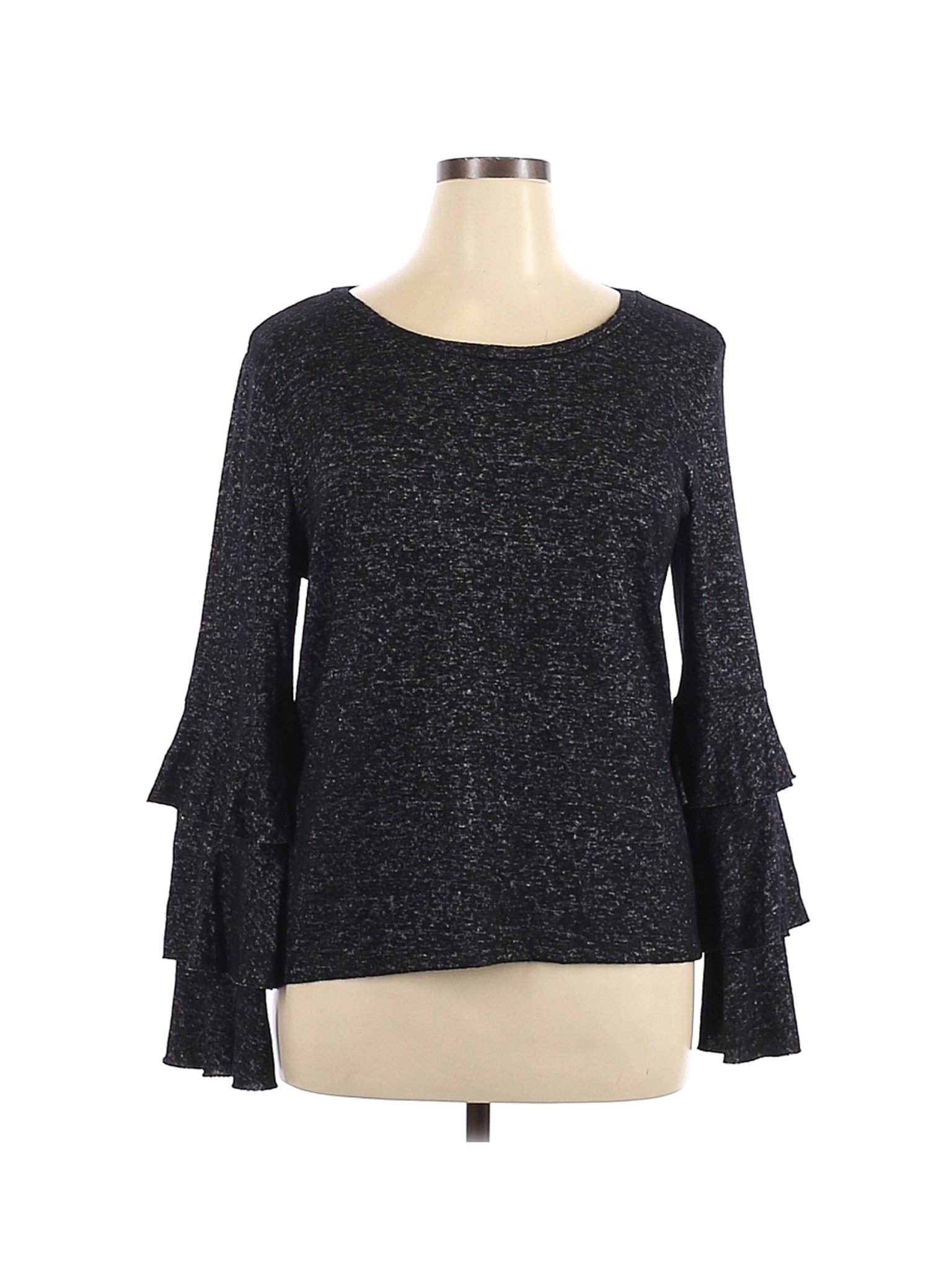 Jillian - Nicole Women Black Long Sleeve Top XL | eBay
