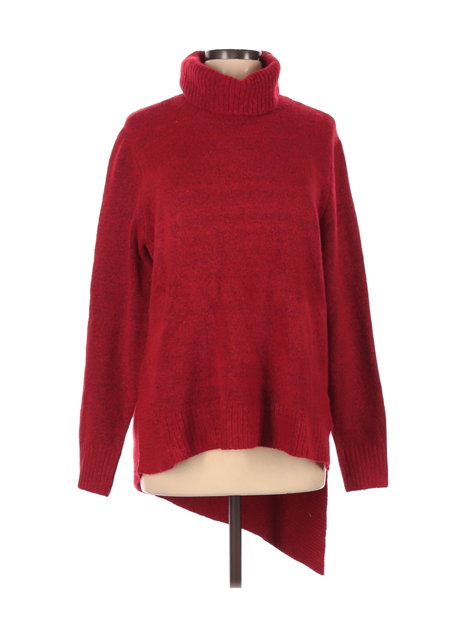 New Directions Women Red Turtleneck Sweater L | eBay