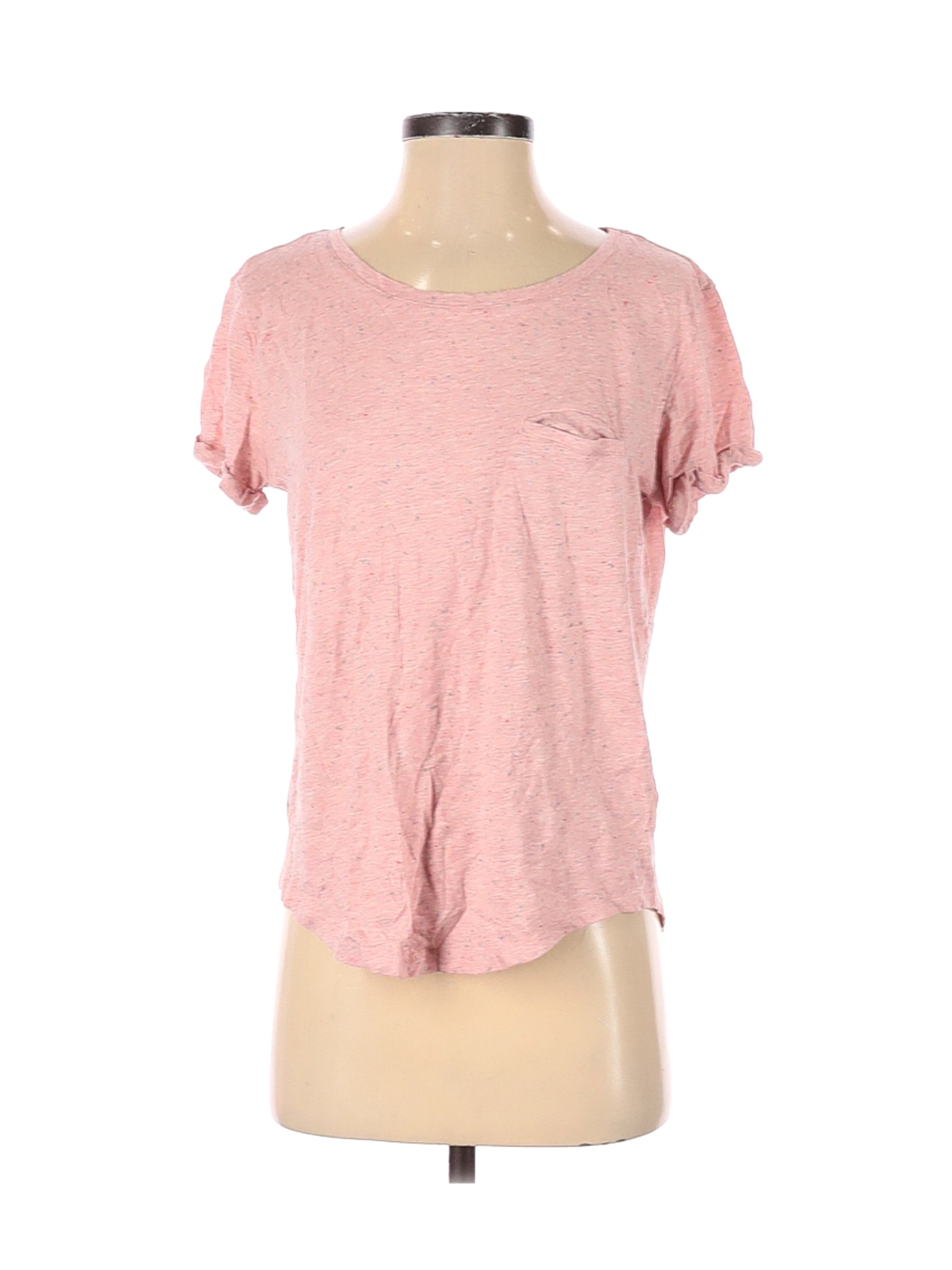 Basics Women Pink Short Sleeve T-Shirt S | eBay