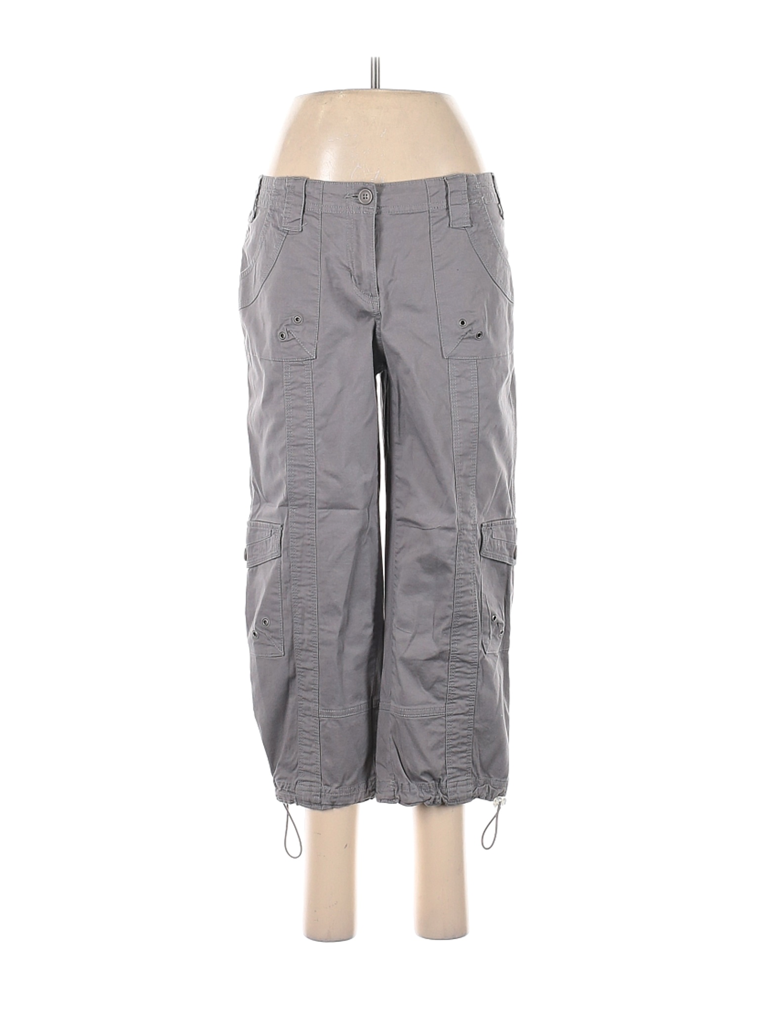 Style&Co Women Gray Cargo Pants 8 | eBay