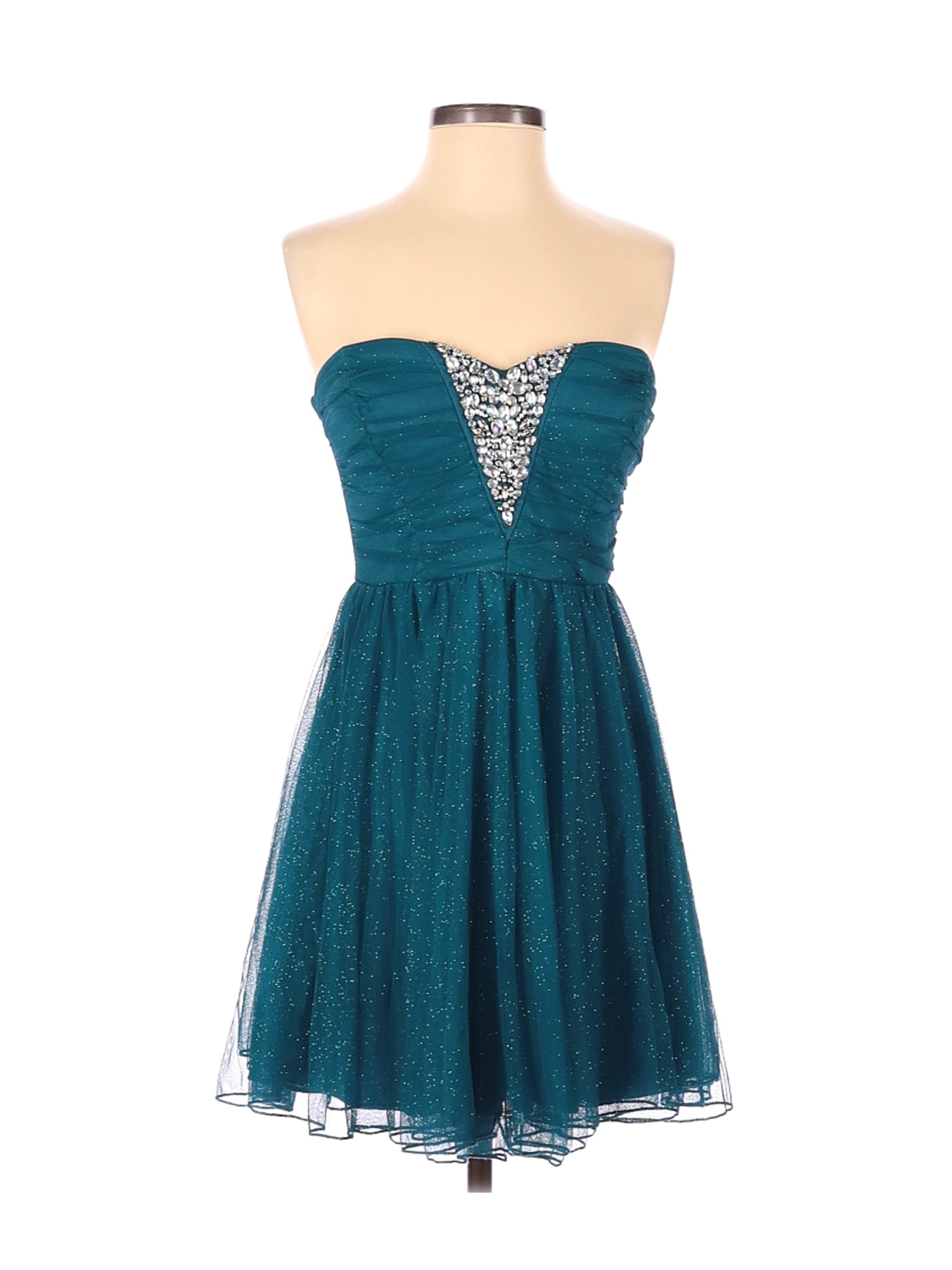 Deb Women Green Cocktail Dress 5 | eBay