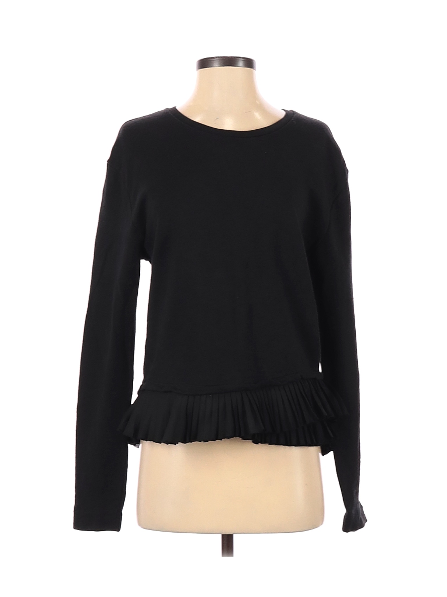 j crew black sweatshirt