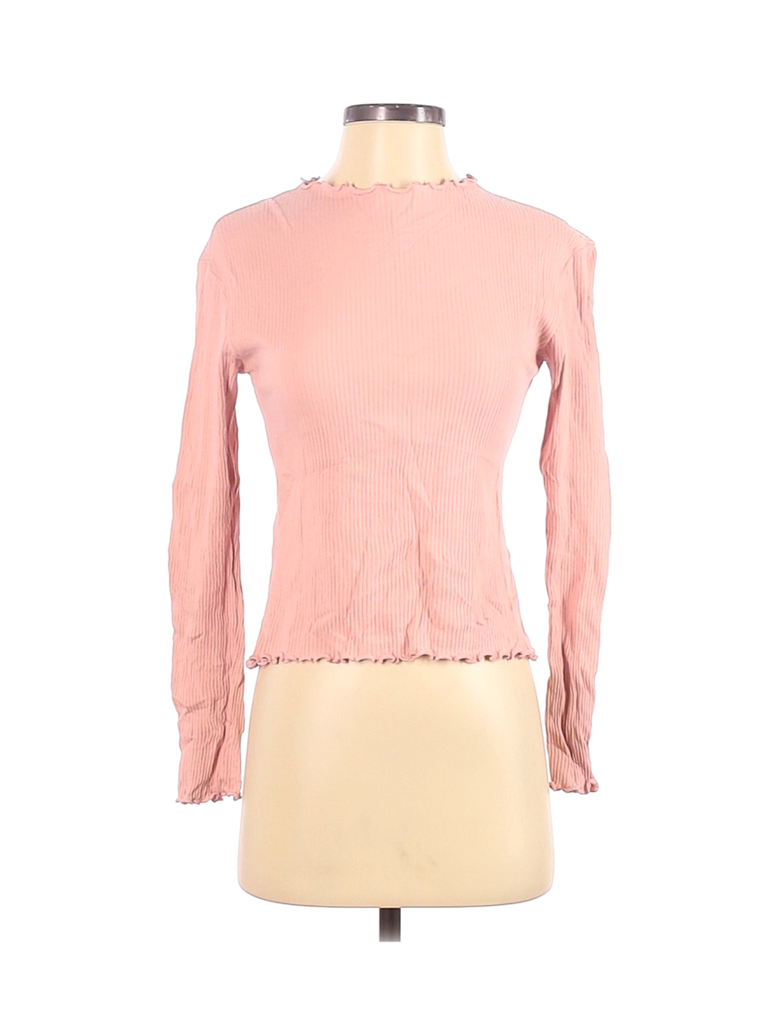 Pieces Women Pink Long Sleeve Top S | eBay