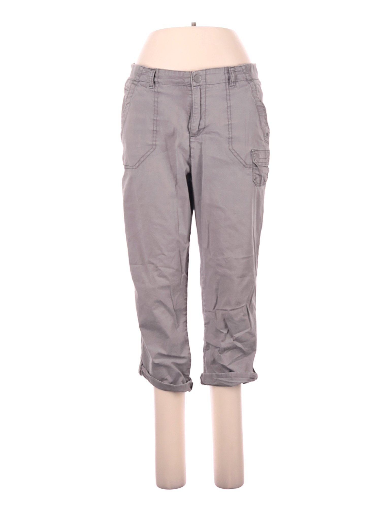 Lee Women Gray Cargo Pants 12 | eBay