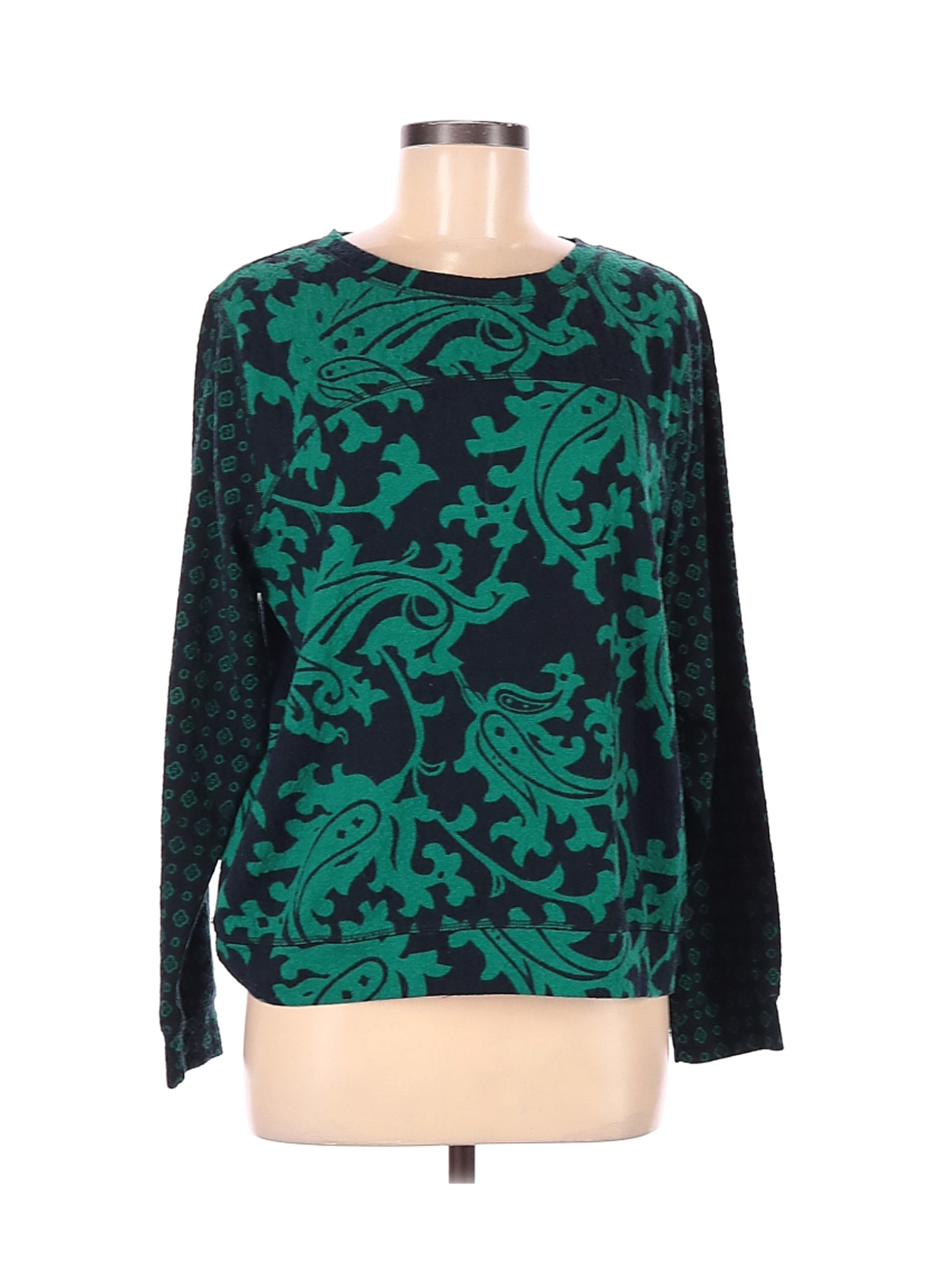 green long sleeve tops