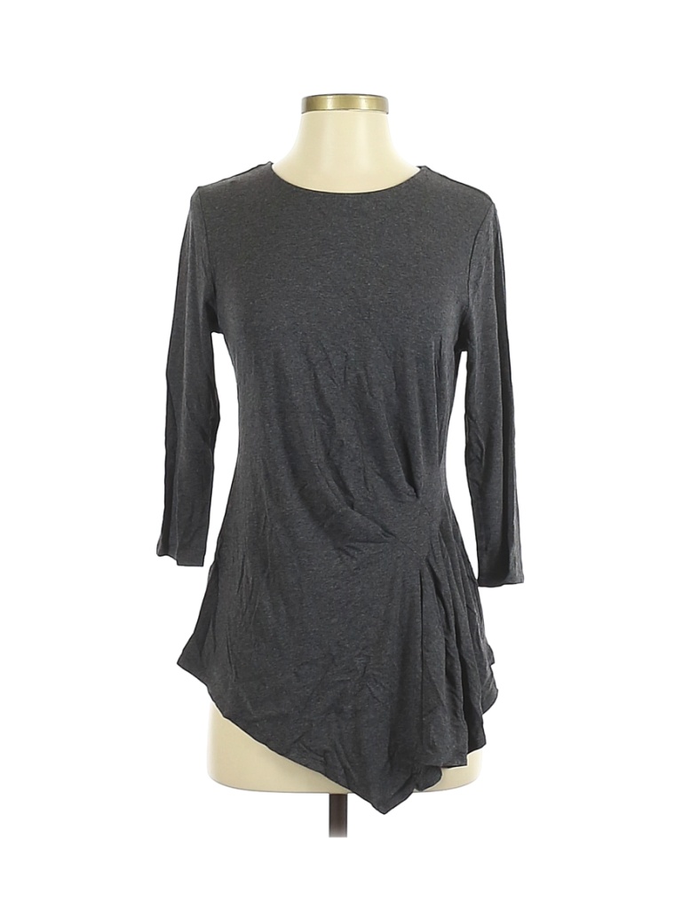 Vince Camuto Solid Gray Long Sleeve Top Size S - 59% off | thredUP