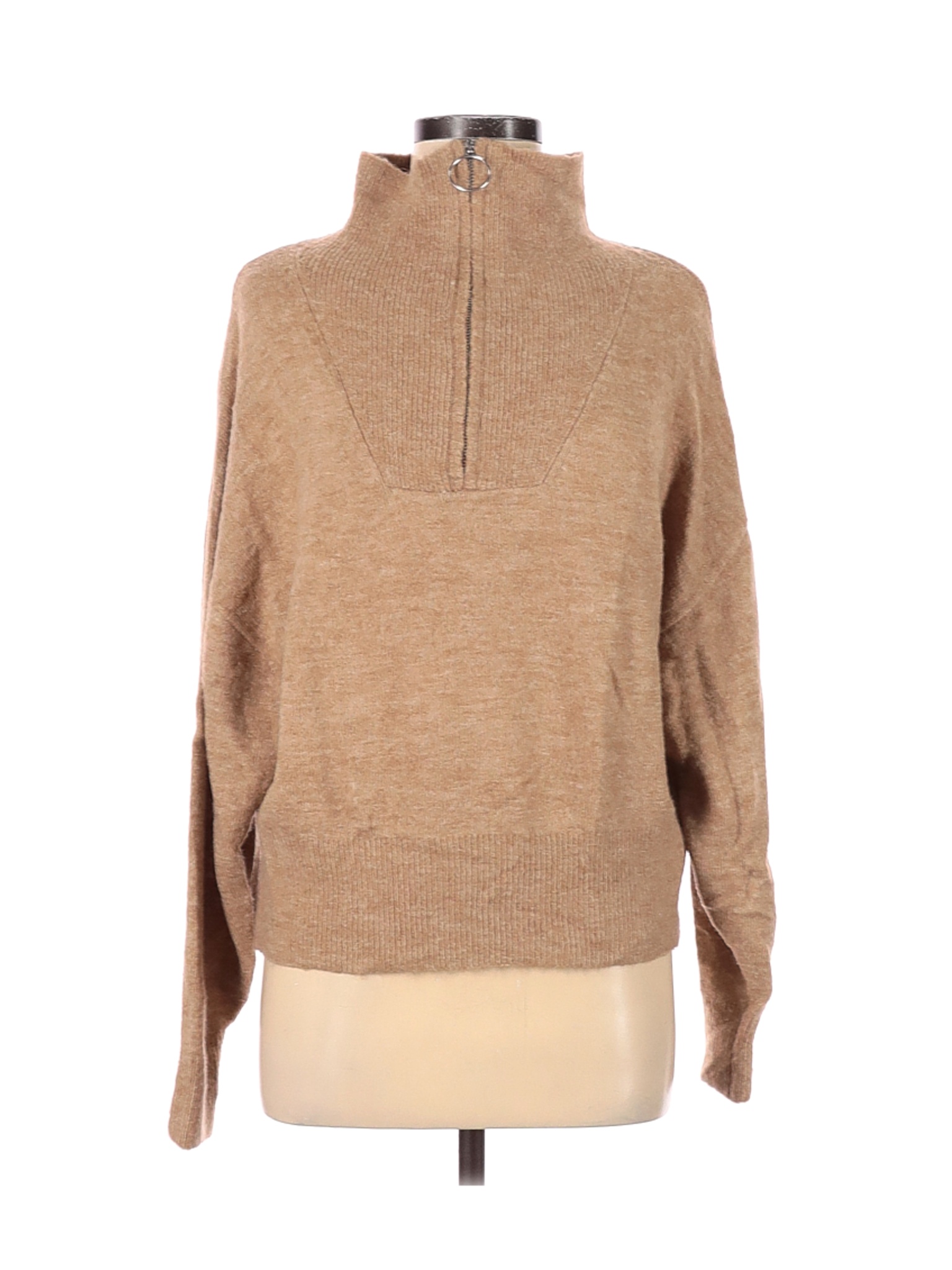 H&M Women Brown Turtleneck Sweater M | eBay