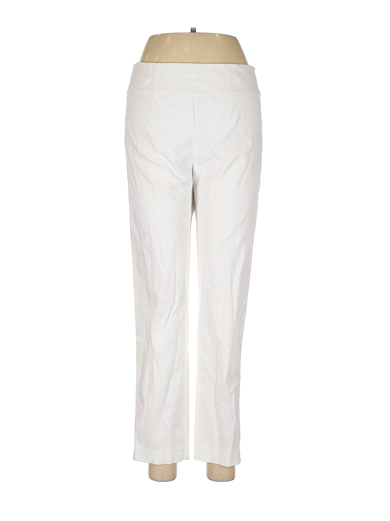 Elliott Lauren Women White Dress Pants 8 | eBay
