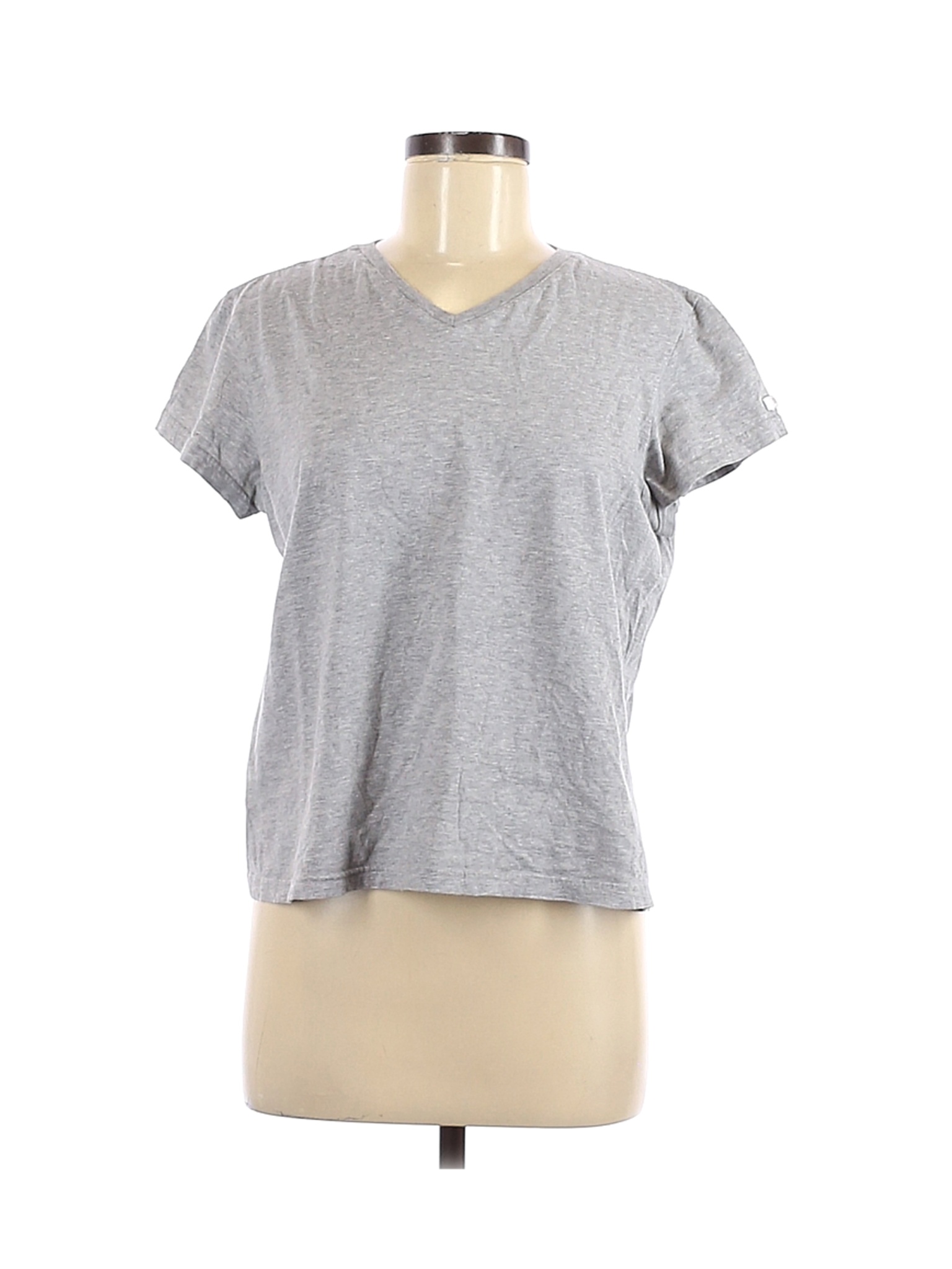 DKNY Women Gray Short Sleeve T-Shirt M | eBay