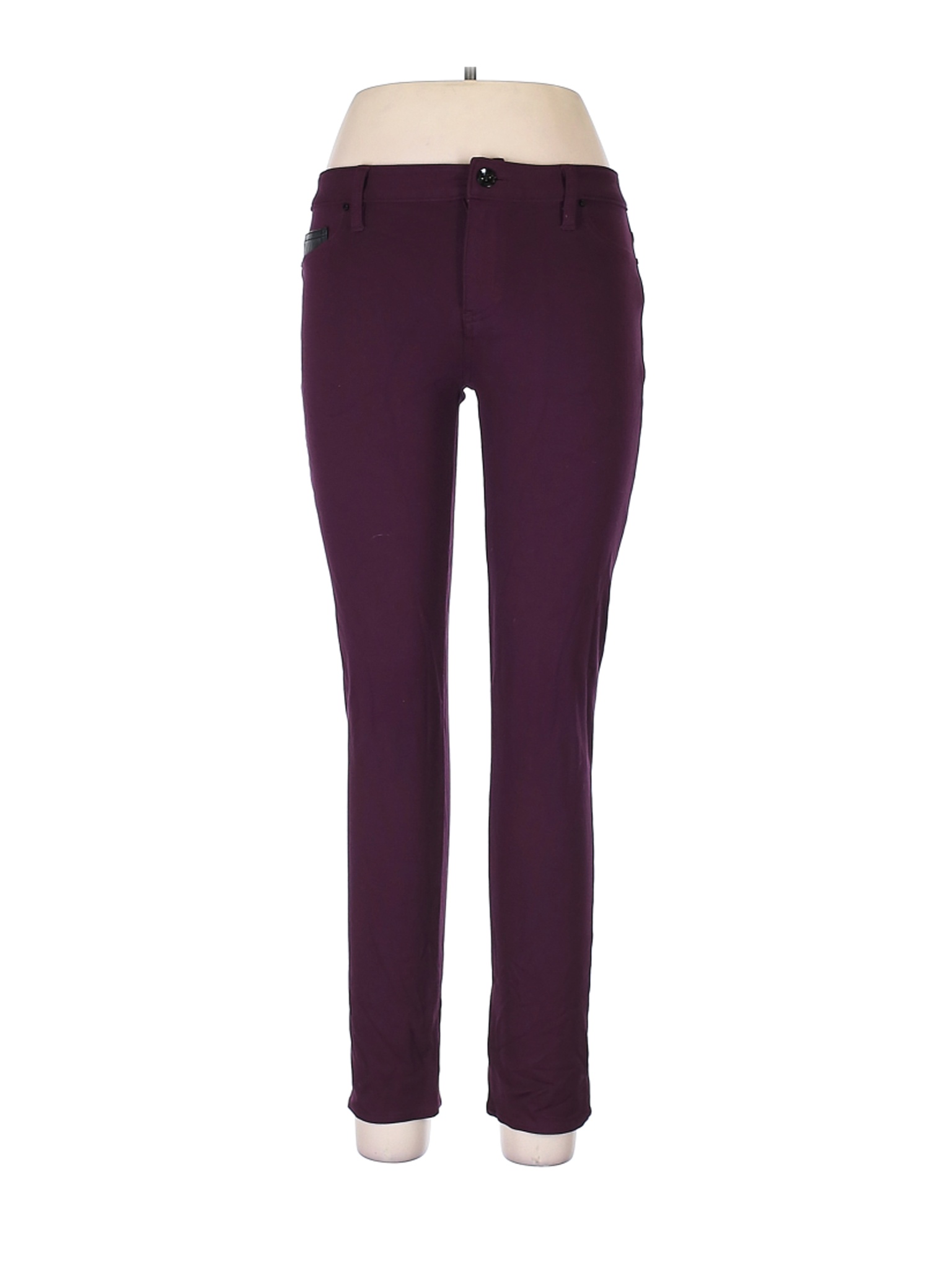 Calvin Klein Women Purple Casual Pants 10 | eBay