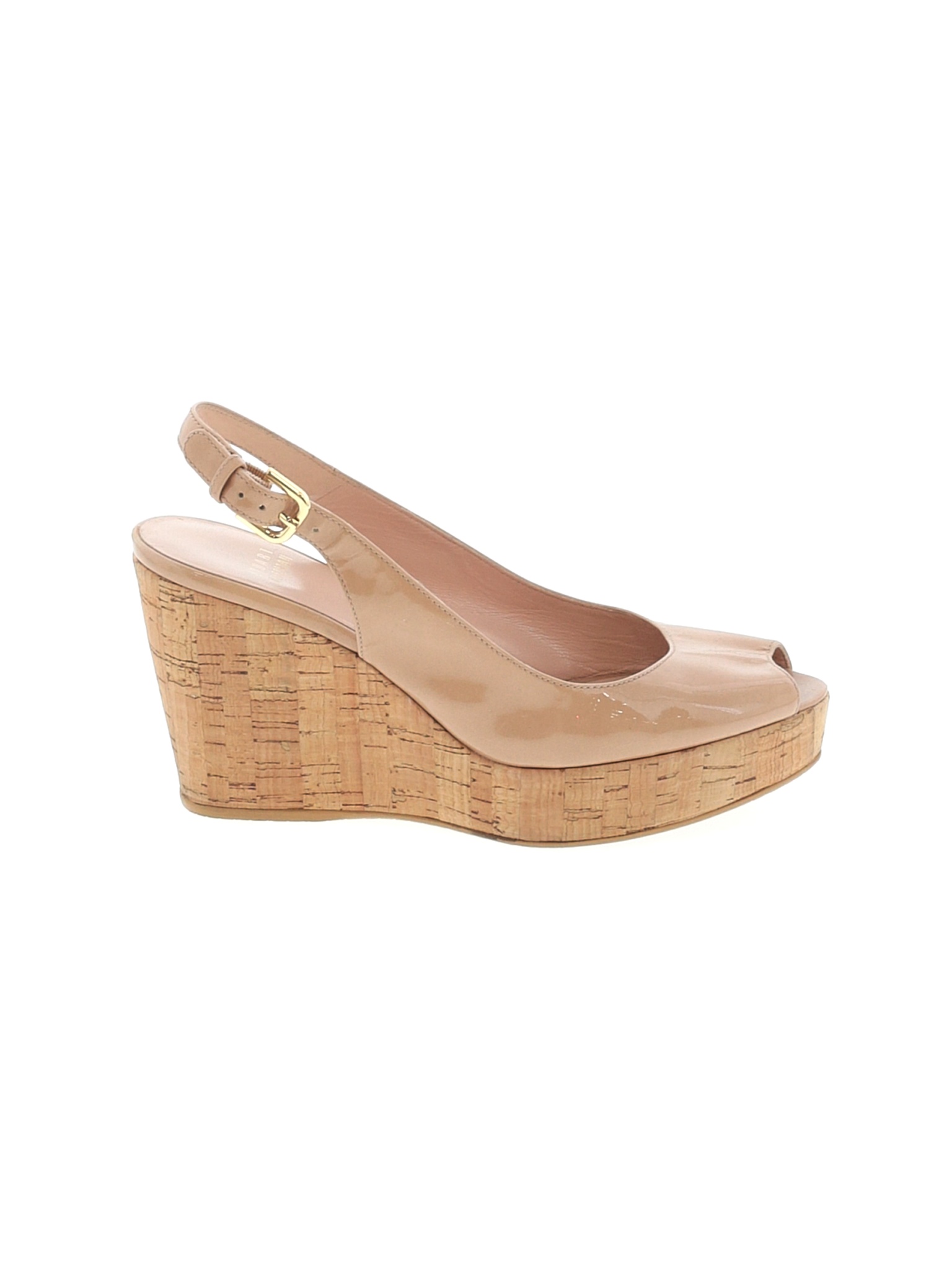 wide brown wedges
