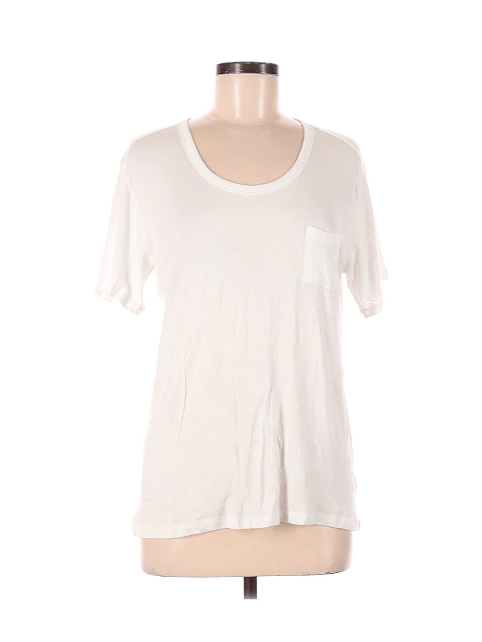 Brandy Melville Women White Short Sleeve T-Shirt One Size | eBay