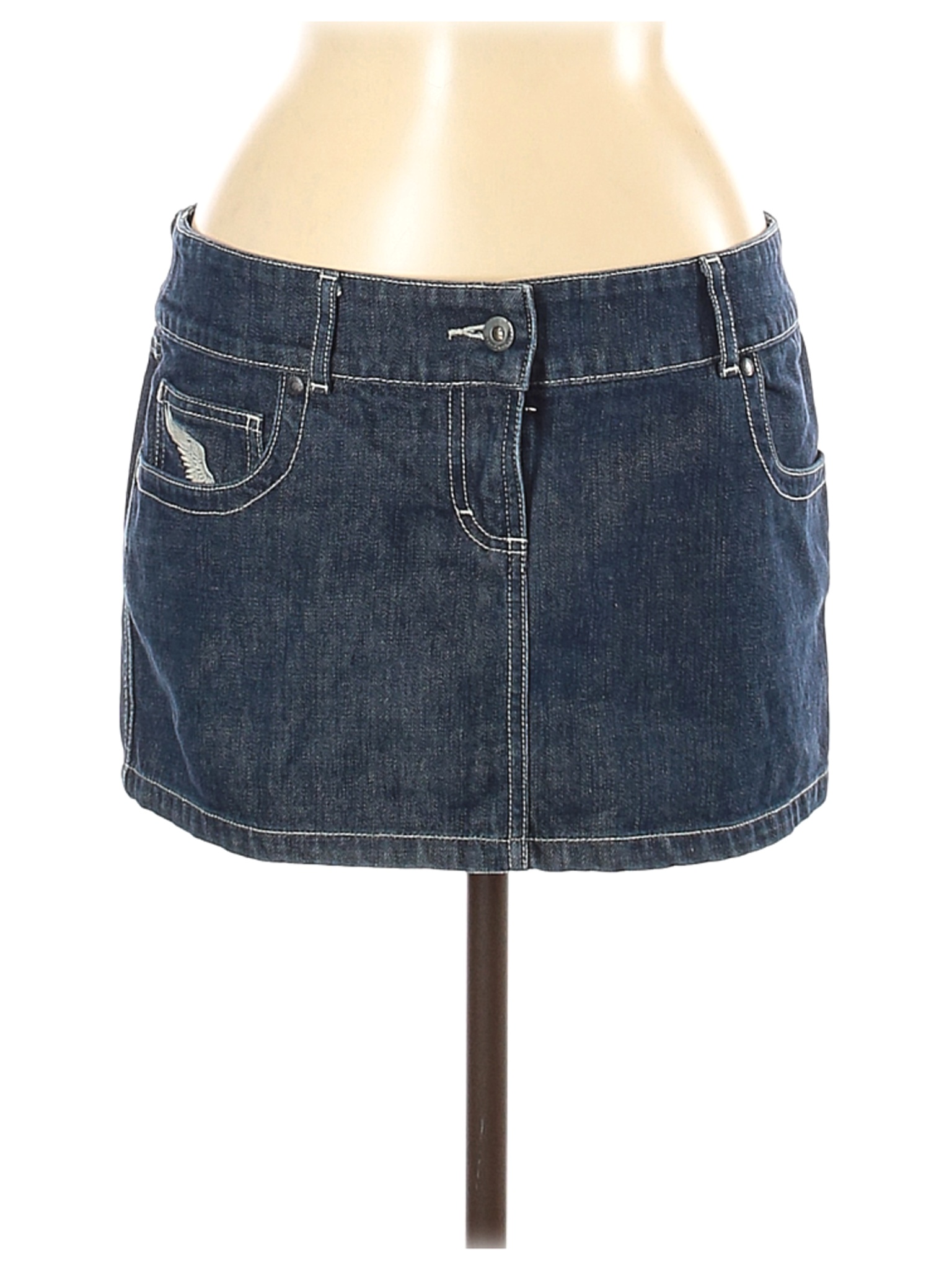 Assorted Brands Women Blue Denim Skirt L | eBay