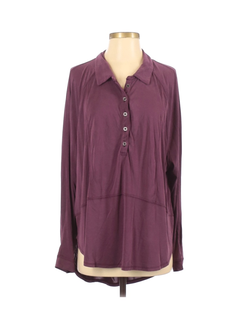 We the Free Purple Long Sleeve Top Size S - photo 1