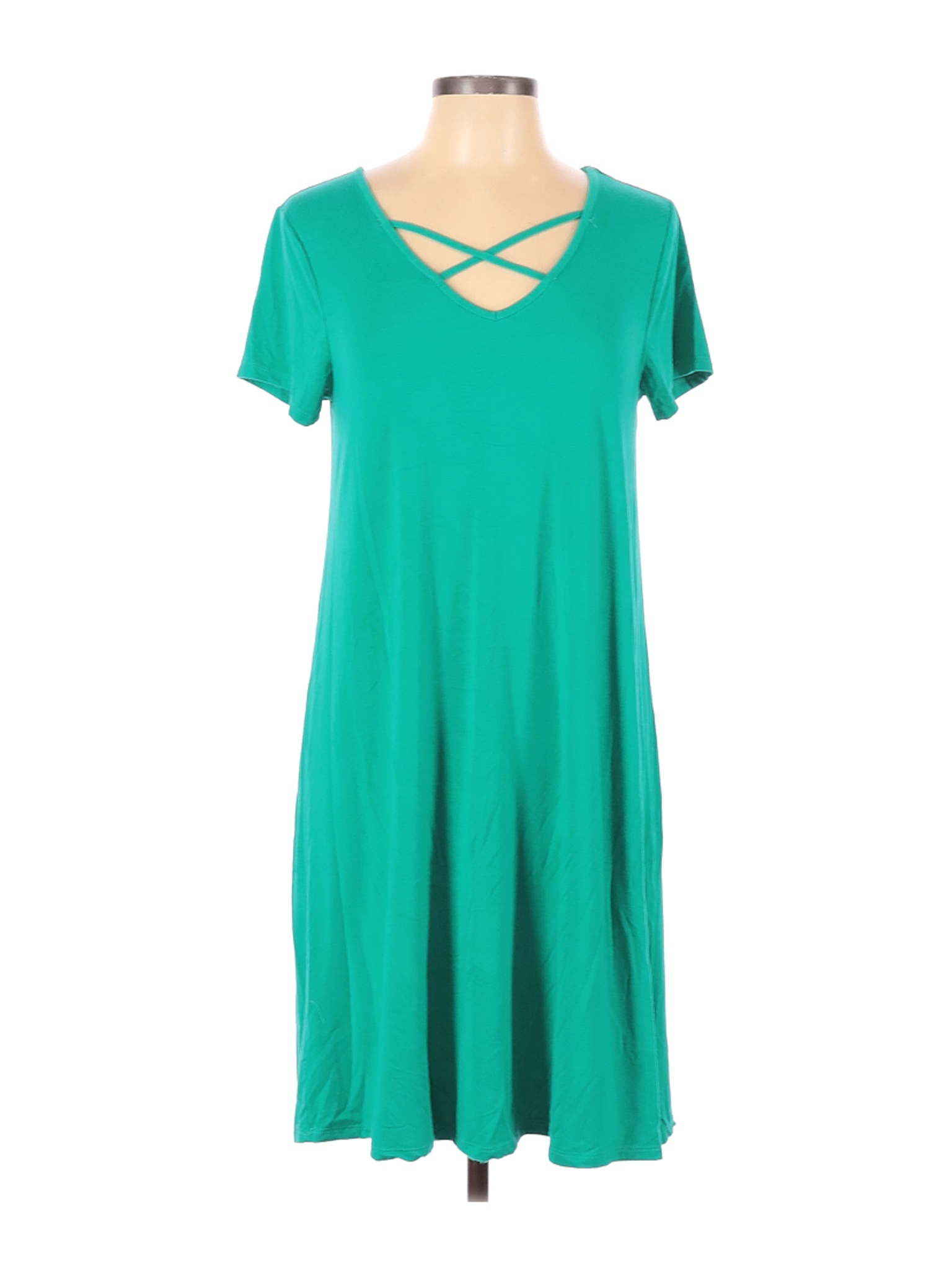 Cupio Women Blue Casual Dress L | eBay