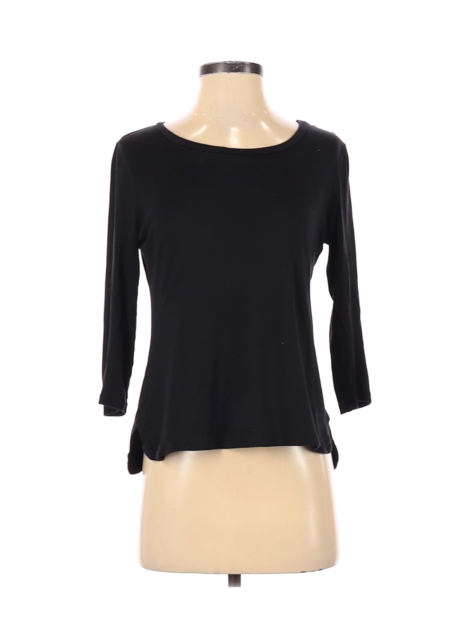 Talbots Women Black 3/4 Sleeve Top S Petites | eBay