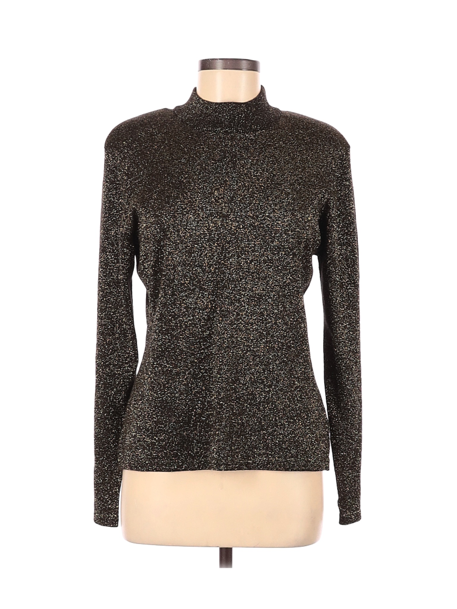 Yarnworks Women Gold Turtleneck Sweater M | eBay