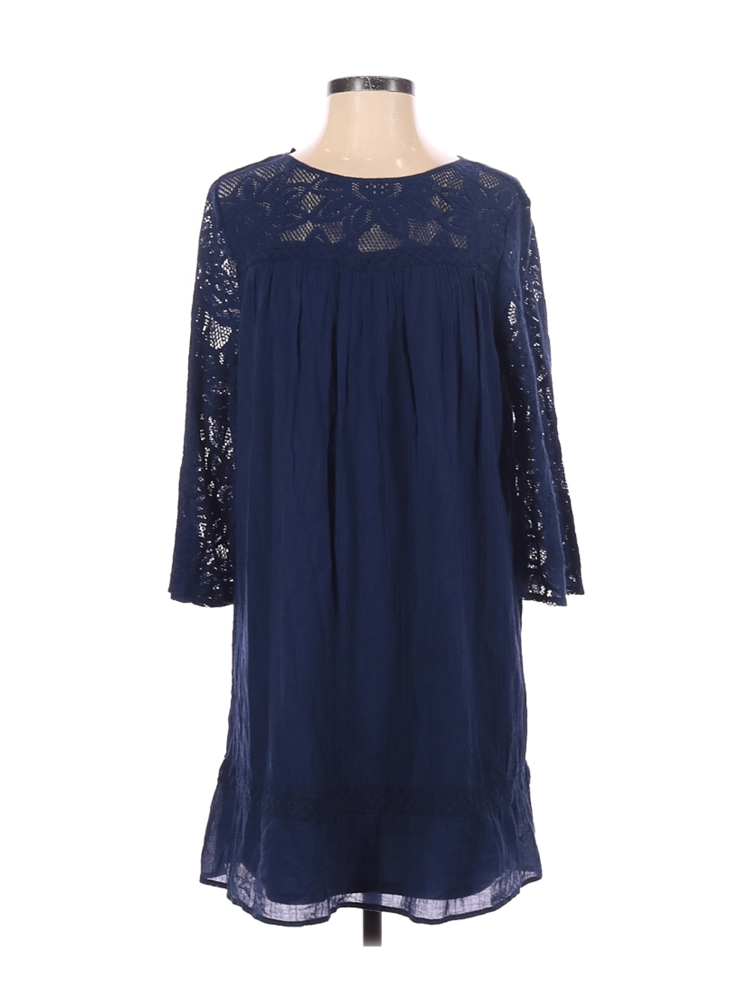NWT True Craft Women Blue Casual Dress M | eBay