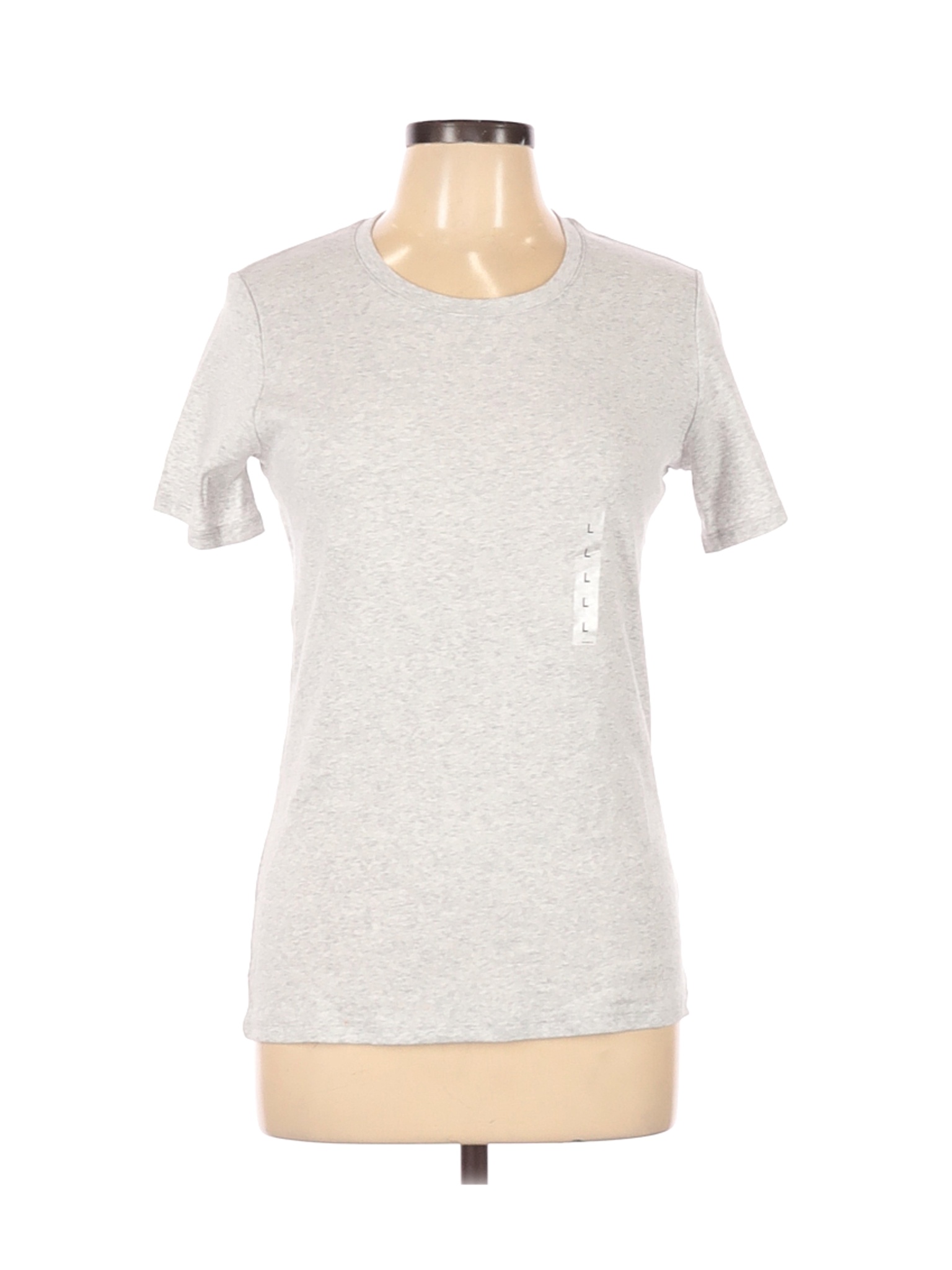 NWT Uniqlo Women White Short Sleeve T-Shirt L | eBay