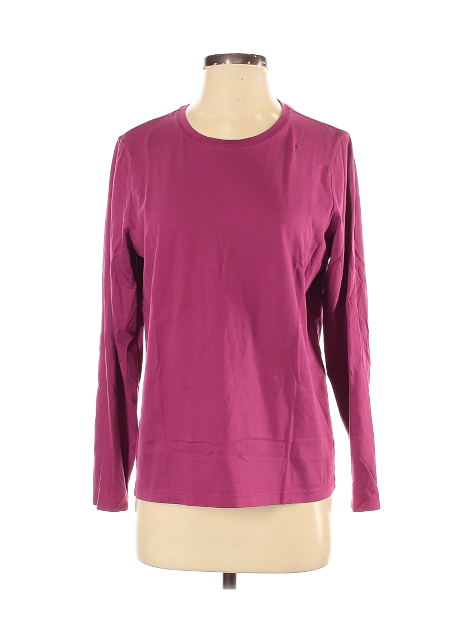 Lands' End Women Pink Long Sleeve T-Shirt M | eBay