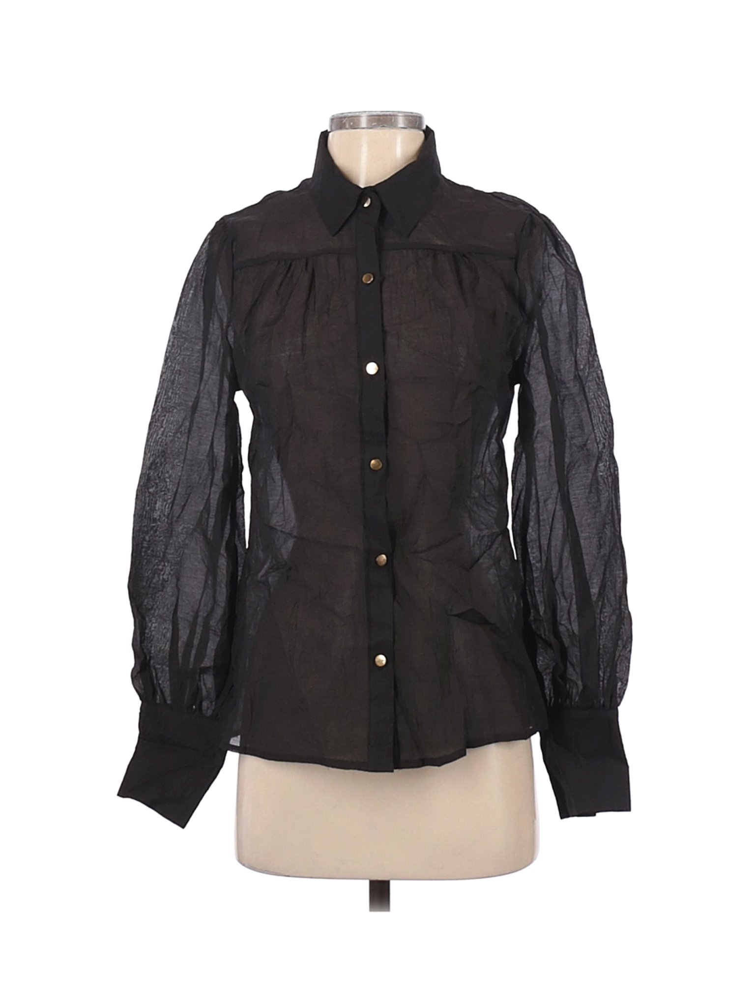 CBR Women Black Long Sleeve Blouse S | eBay