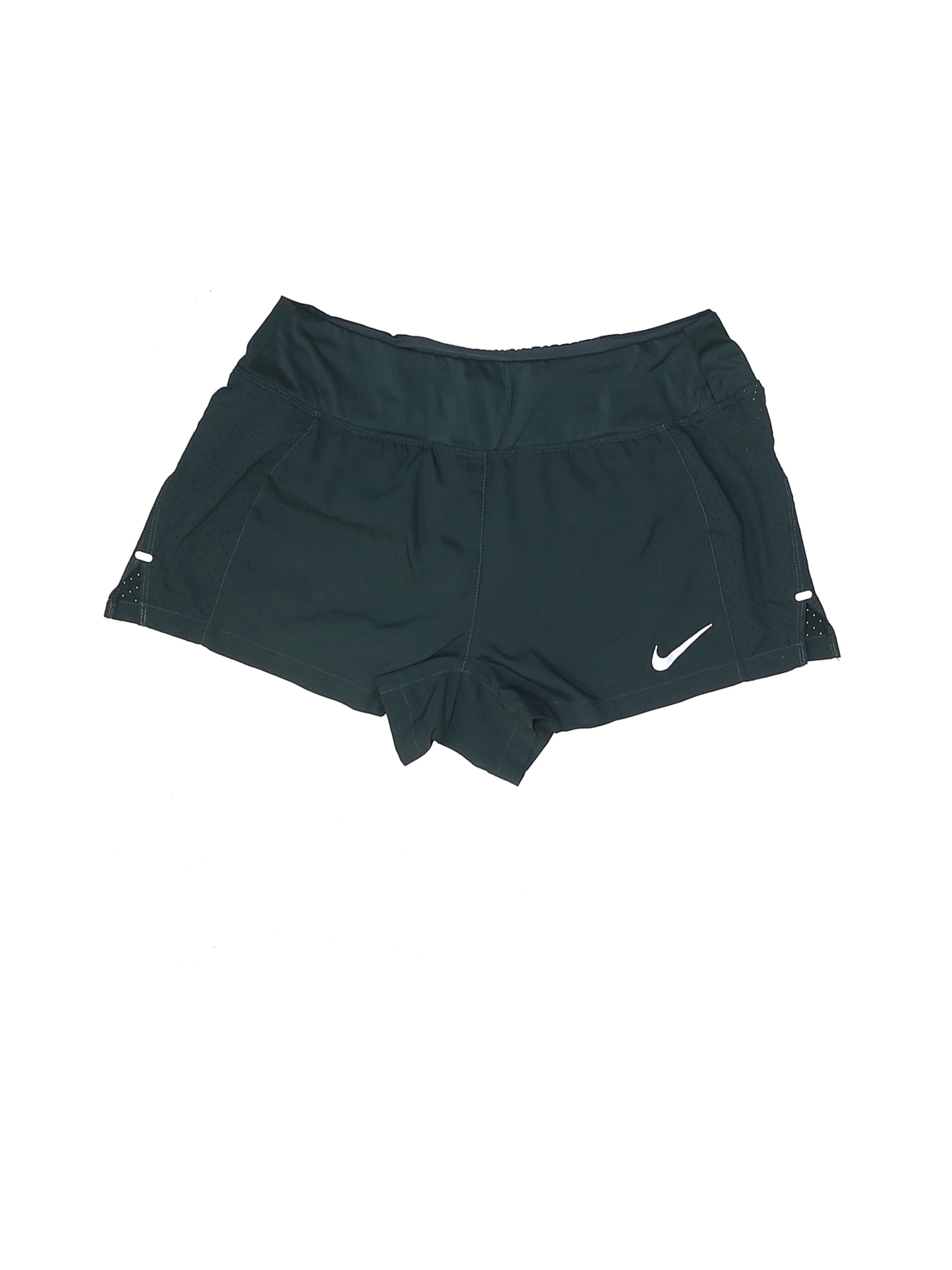 nike fleece shorts green