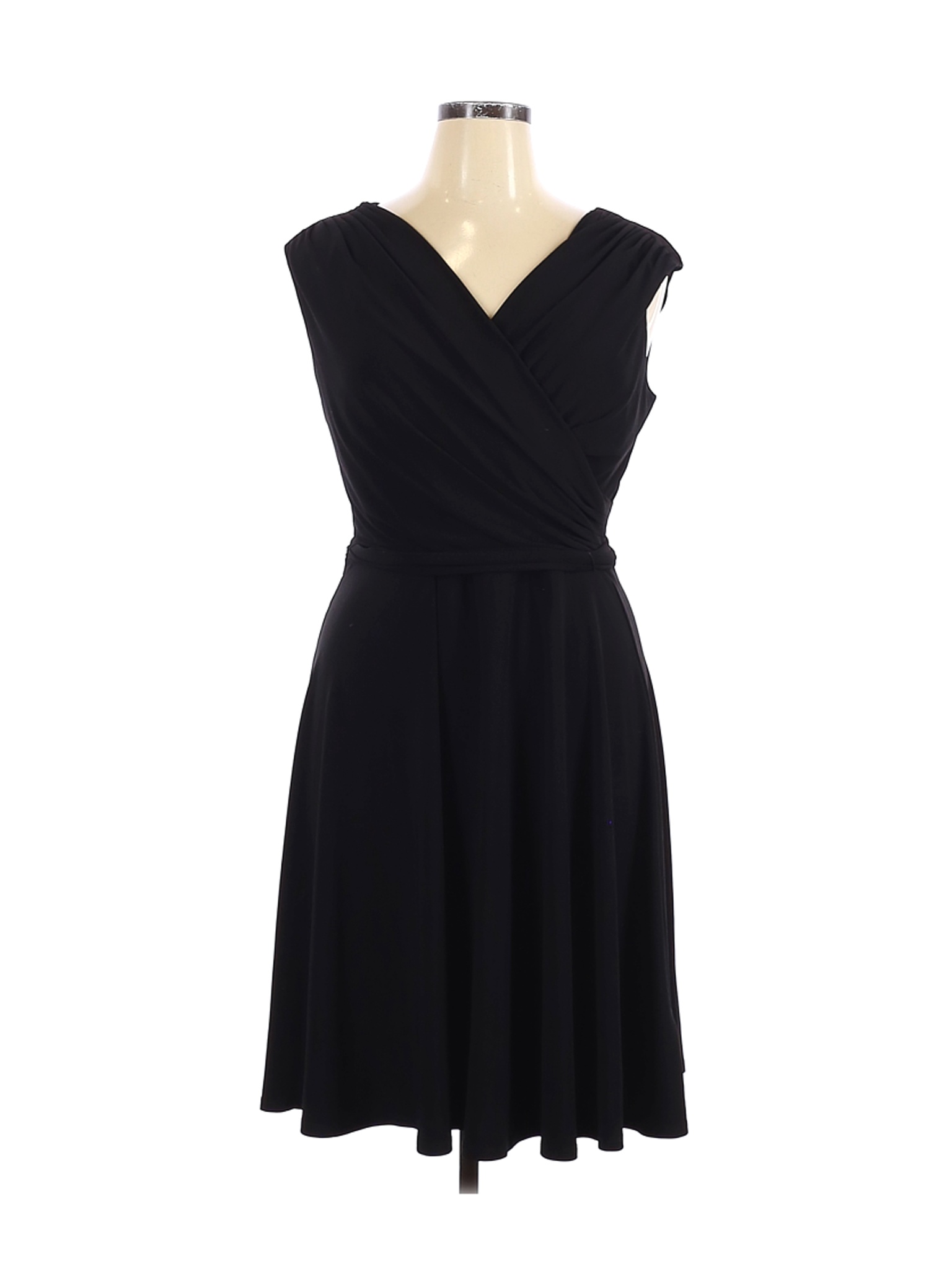 Lauren by Ralph Lauren Women Black Casual Dress 14 | eBay