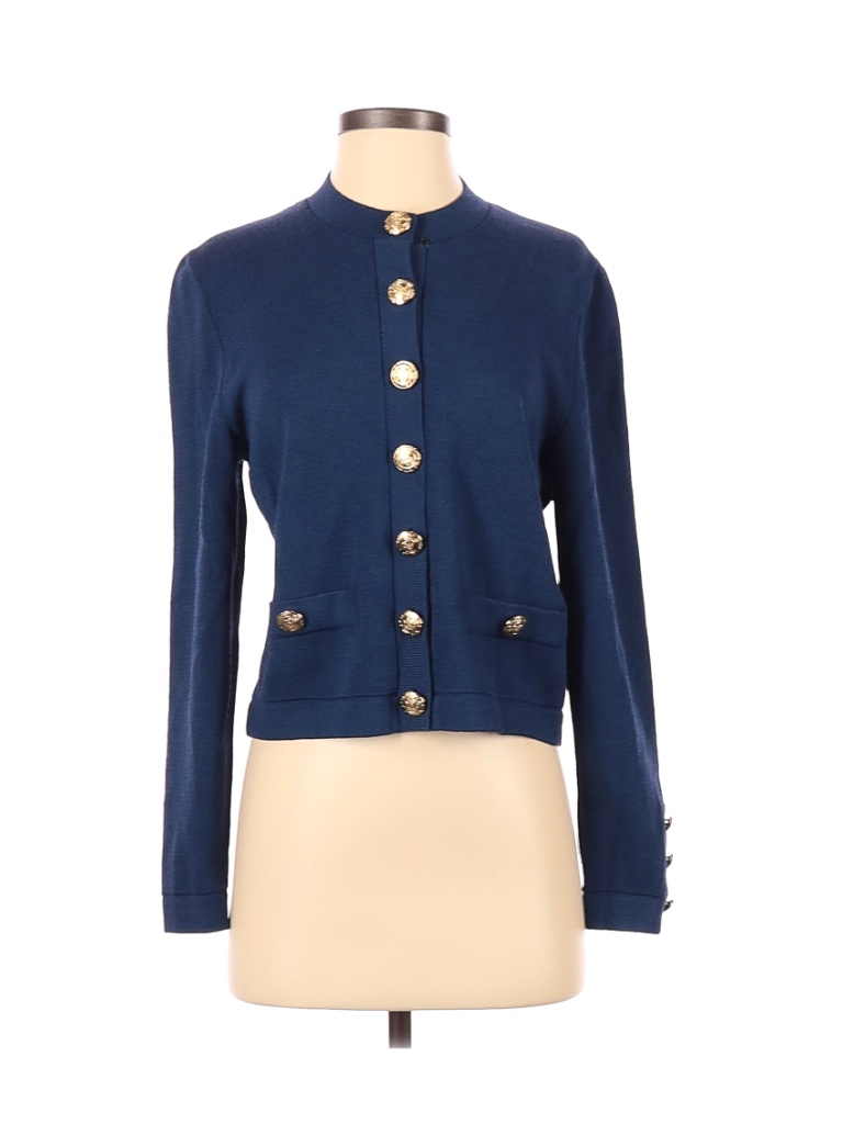 St. John Collection Blue Jacket Size 4 - 92% off | thredUP