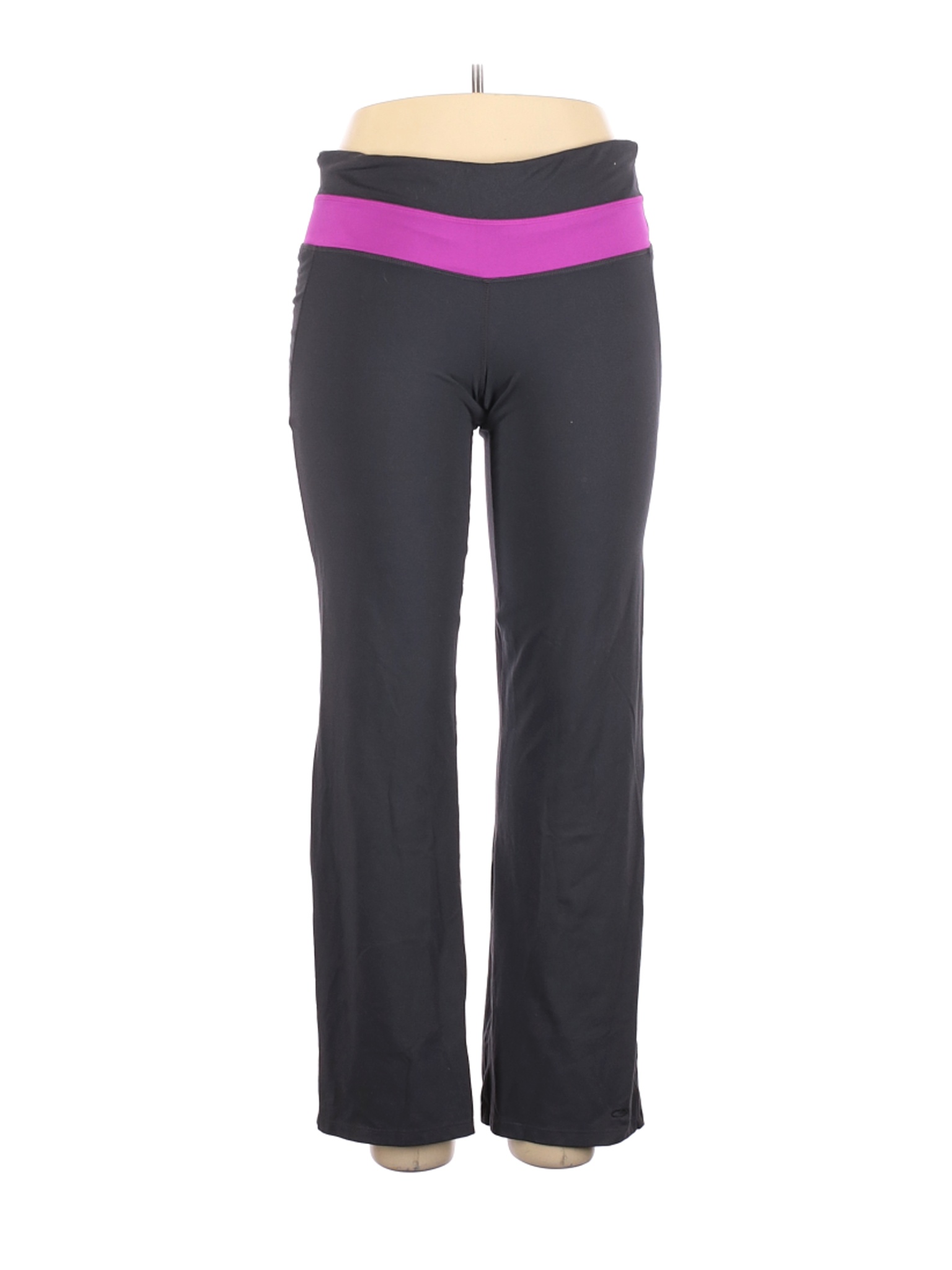 C9 Champion Women's Curvy Fit Yoga Pant, Ebony - Short Length, L
