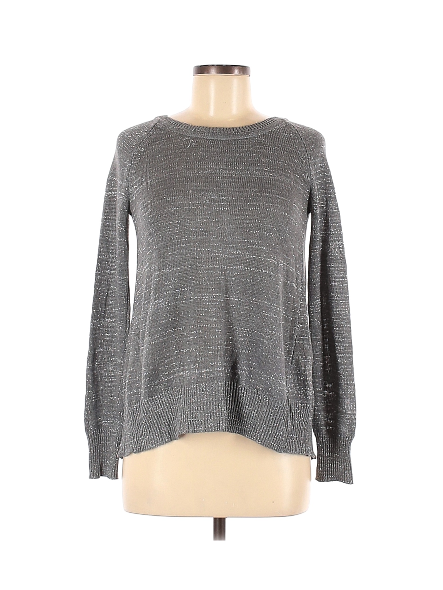 Love By Design Women Gray Pullover Sweater S | eBay