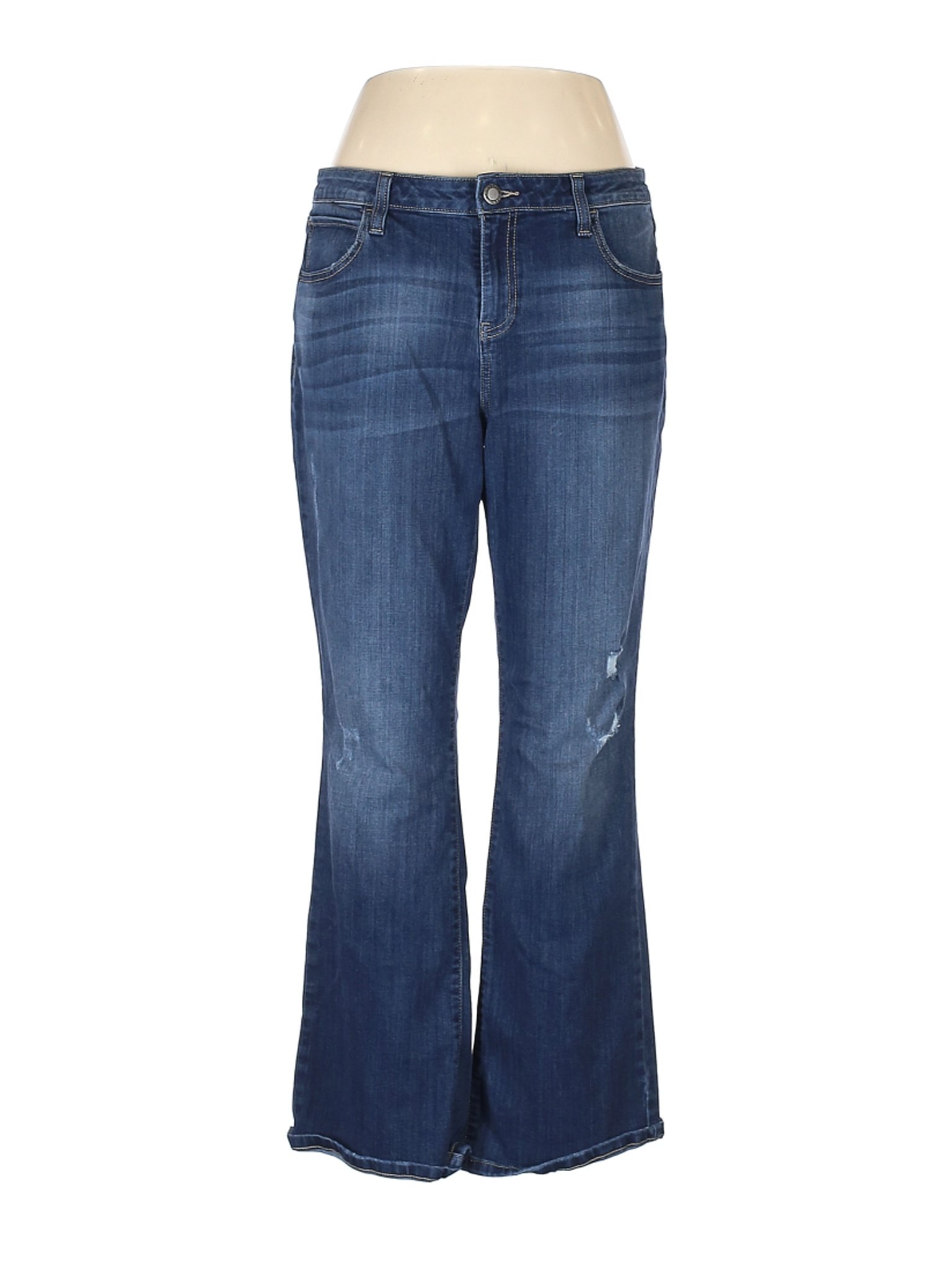 Simply Vera Vera Wang Women Blue Jeans 14 | eBay