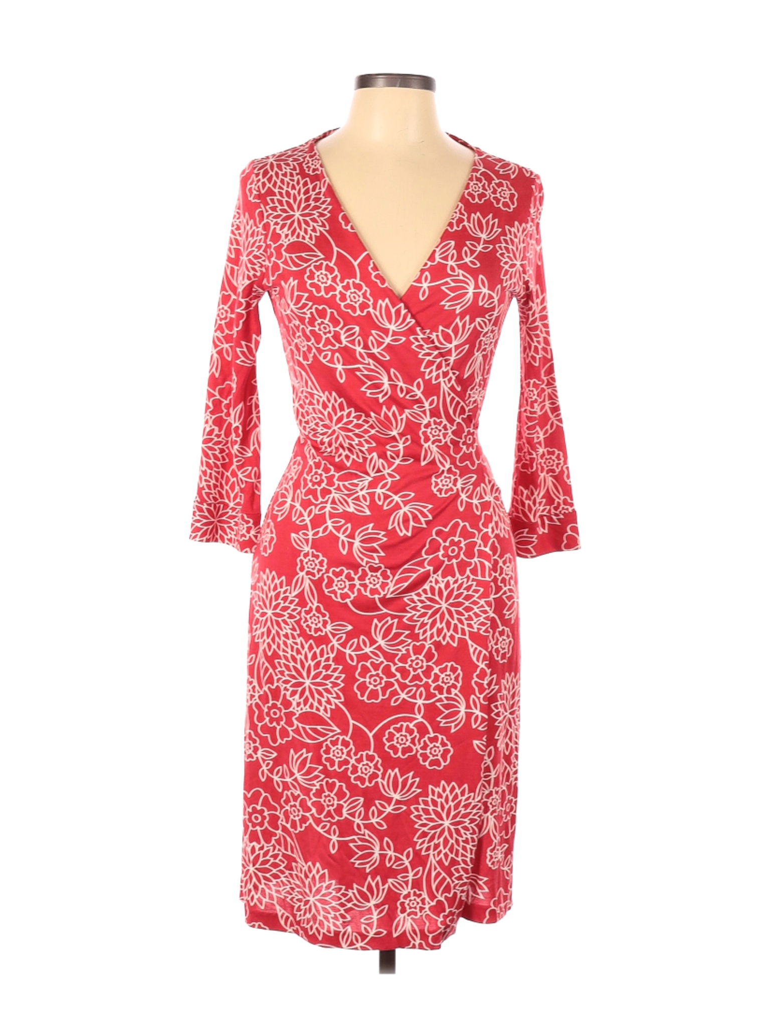 Diane von Furstenberg Women Pink Casual Dress 10 | eBay