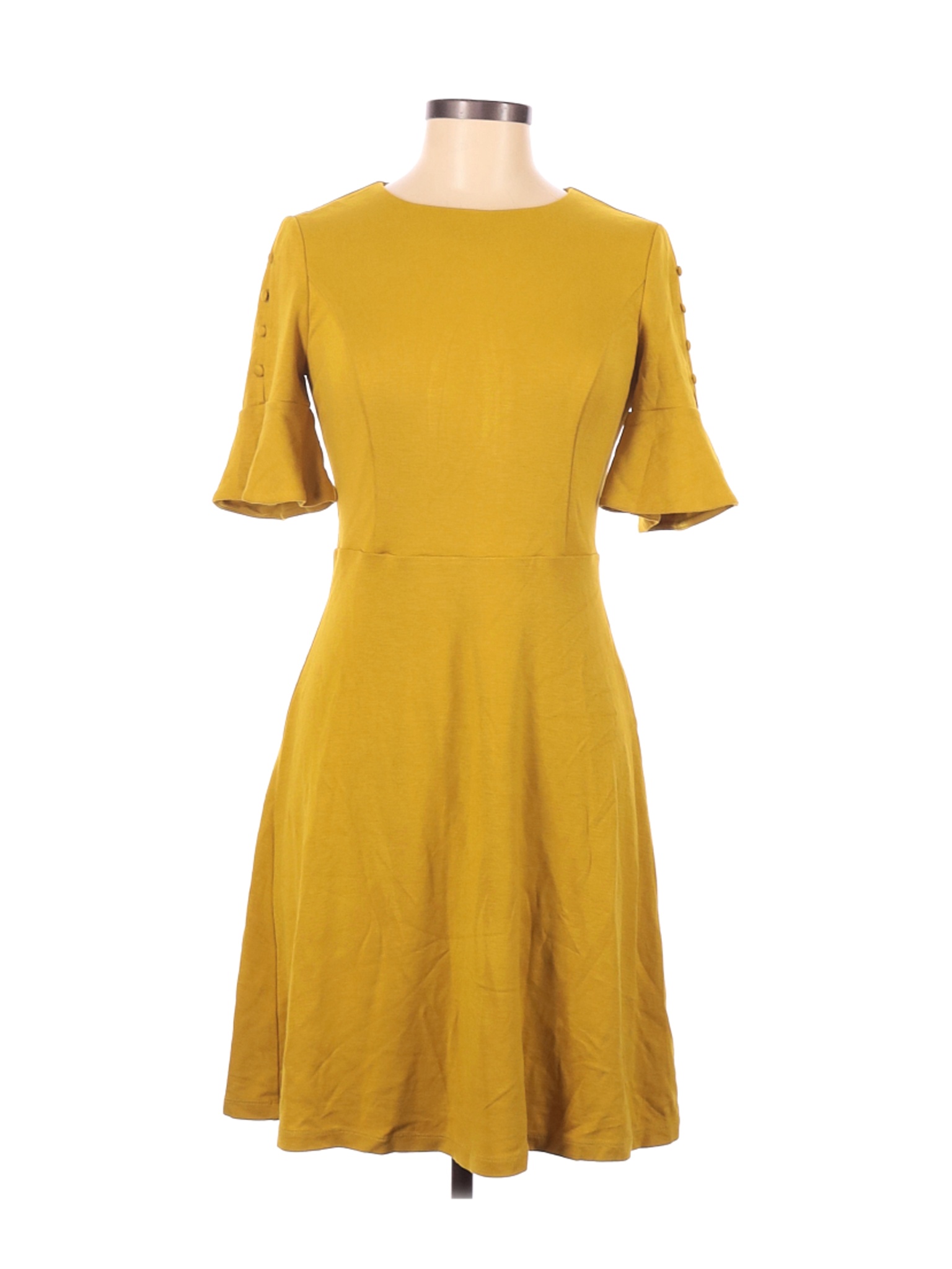 boden yellow spot dress