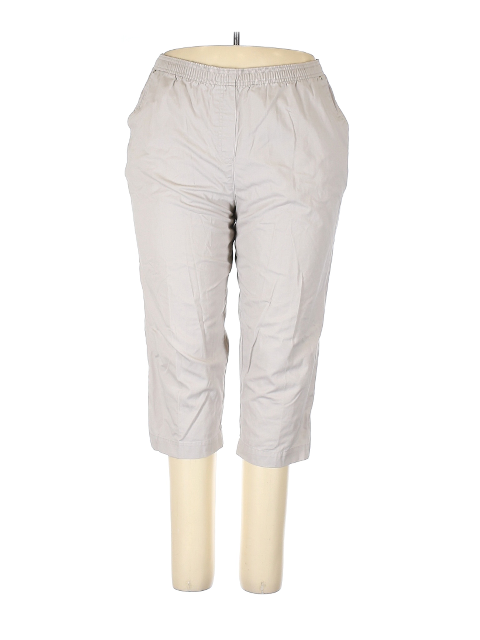 Breckenridge Women Gray Casual Pants 18 Plus | eBay