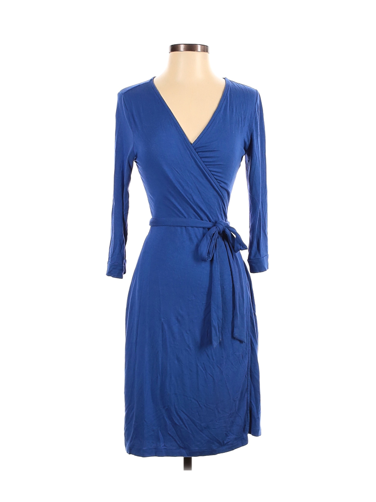 Ava And Aiden Women Blue Casual Dress S Ebay 