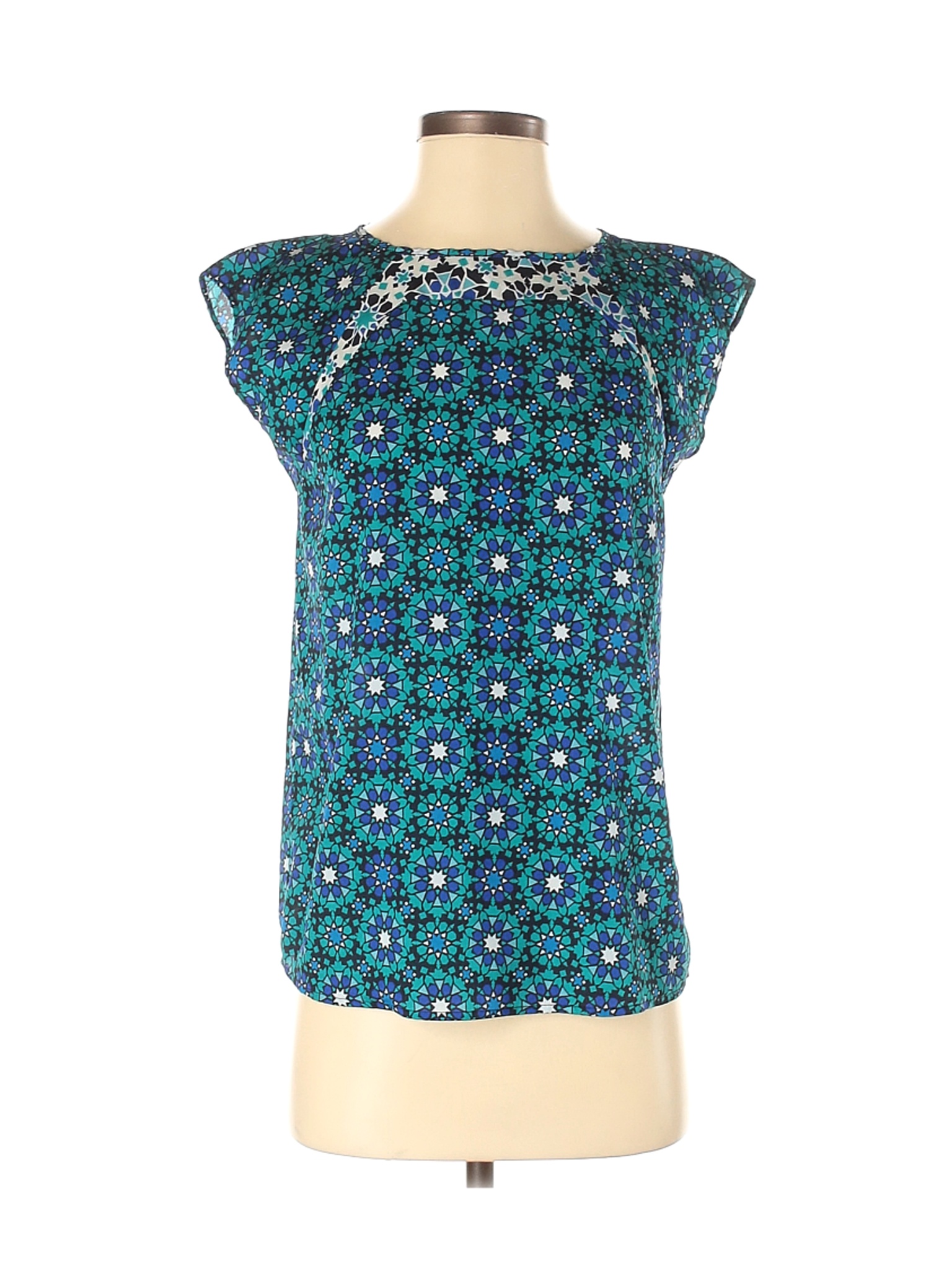 The Limited Women Green Short Sleeve Blouse XS | eBay