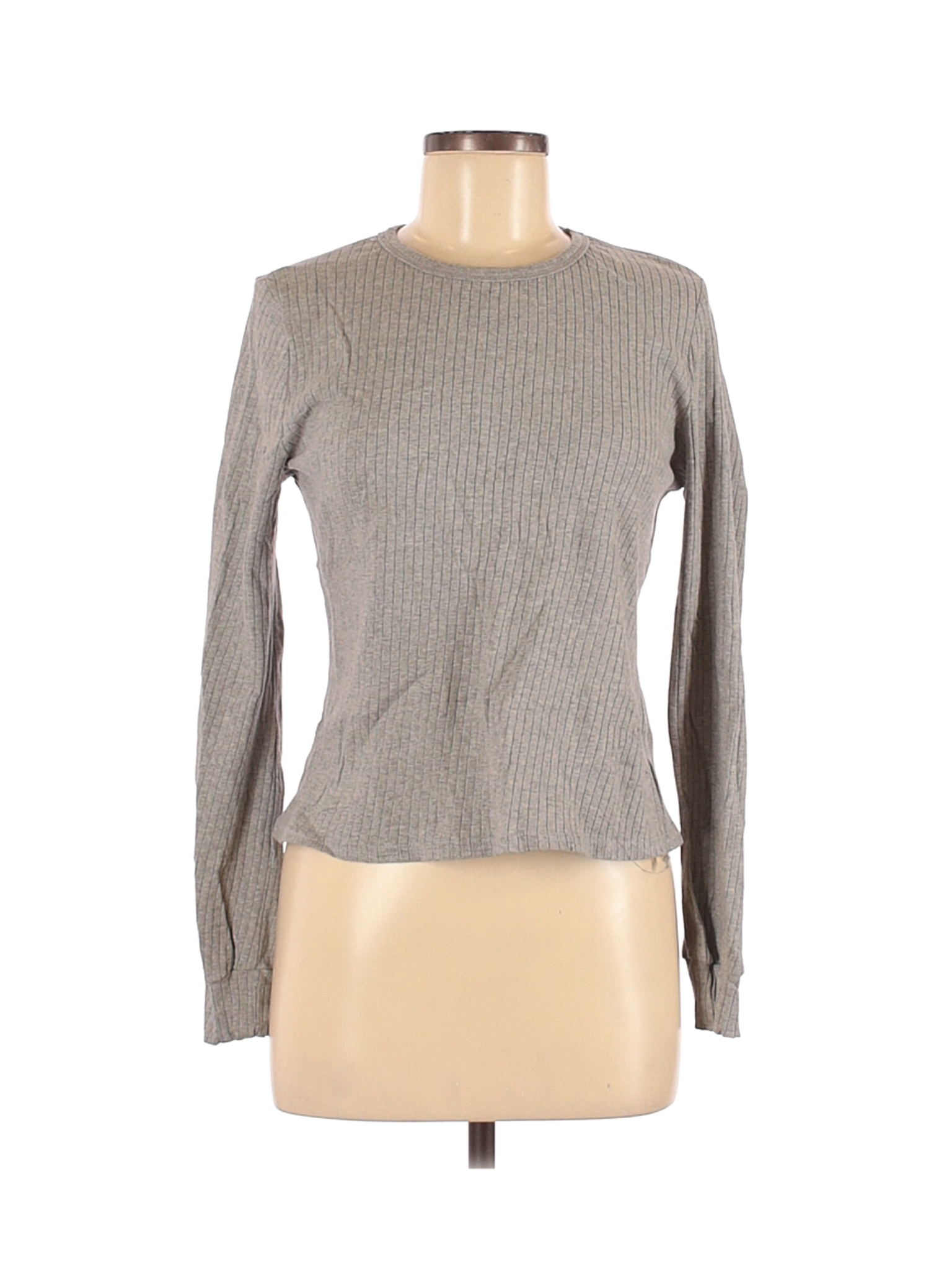 Shein Women Gray Long Sleeve Top L | eBay