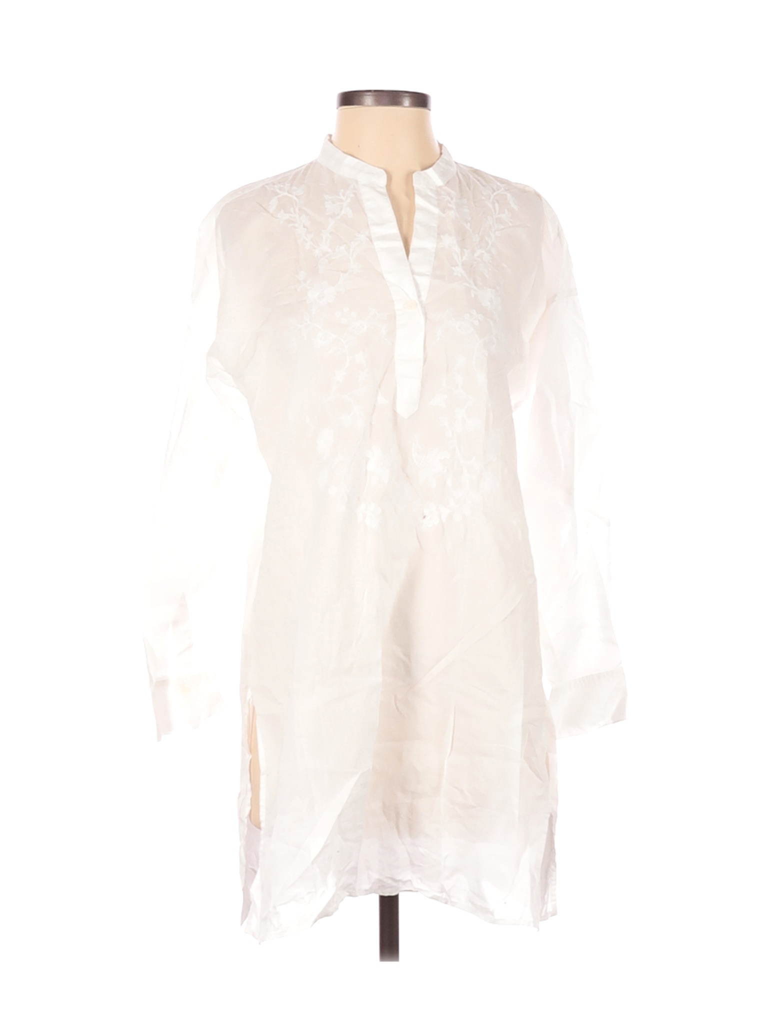 Uniqlo Women White Long Sleeve Blouse S | eBay