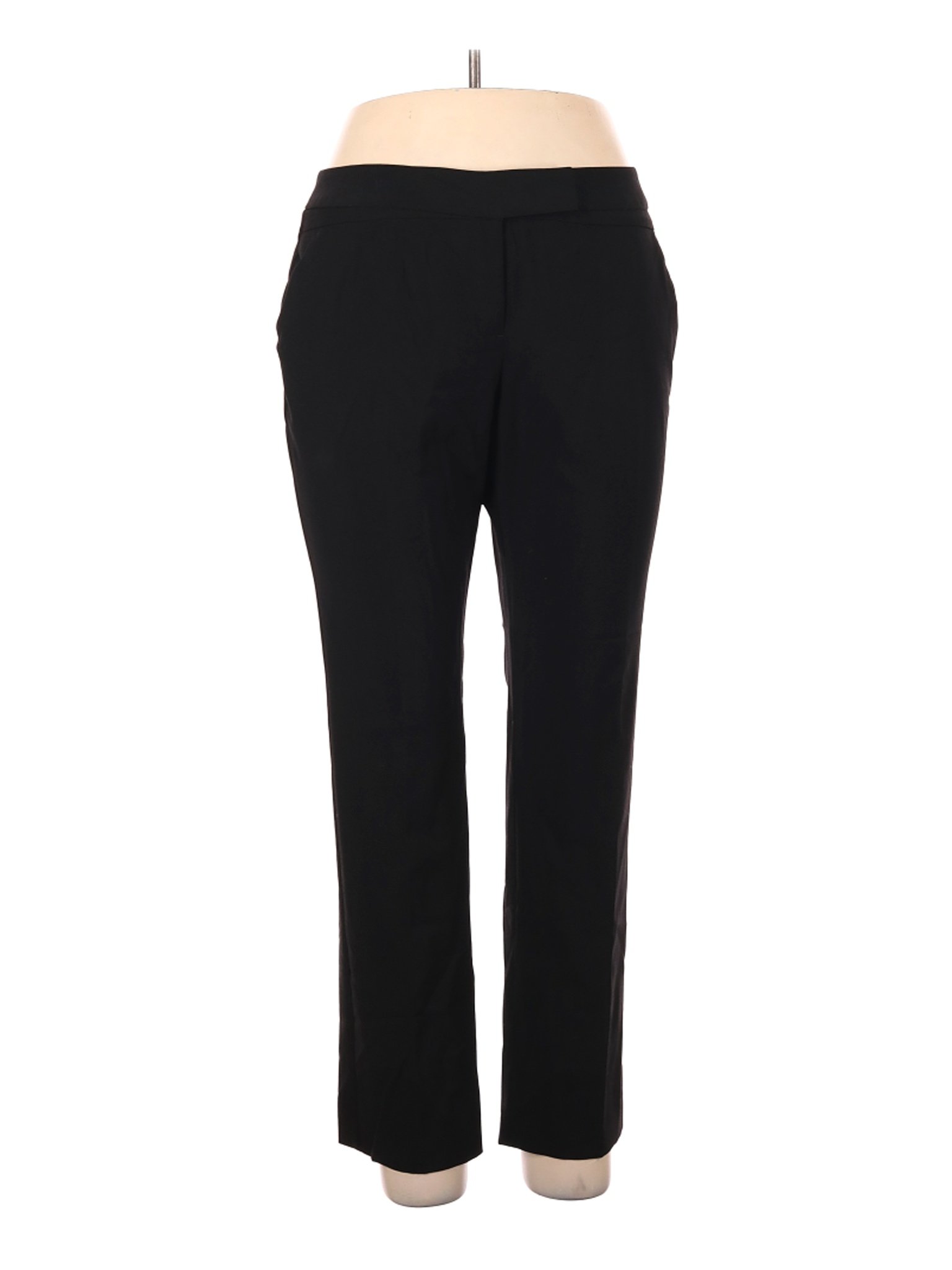 Worthington Women Black Dress Pants 14 Petites | eBay